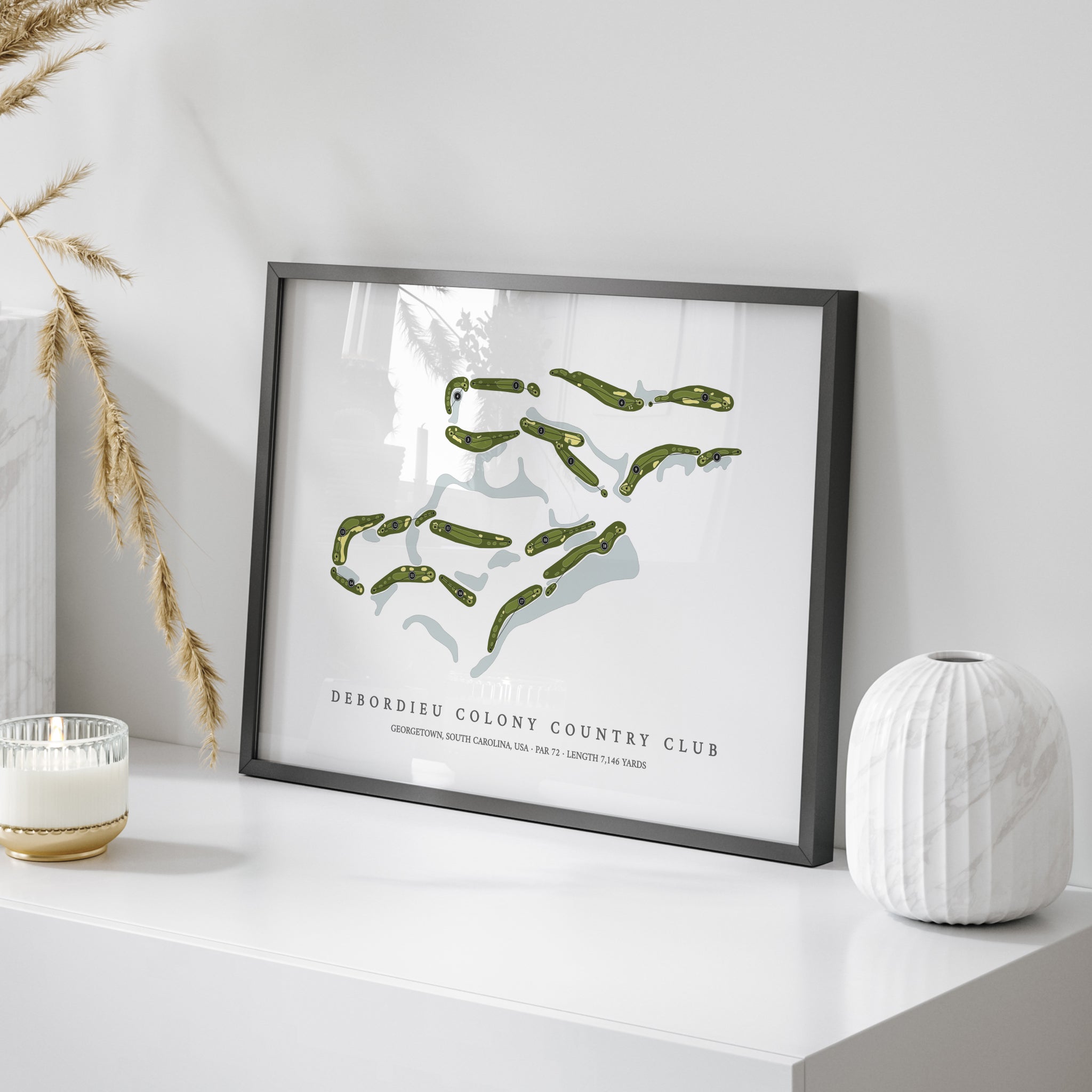 DeBordieu Colony Country Club | Golf Course Print | On+Table 
