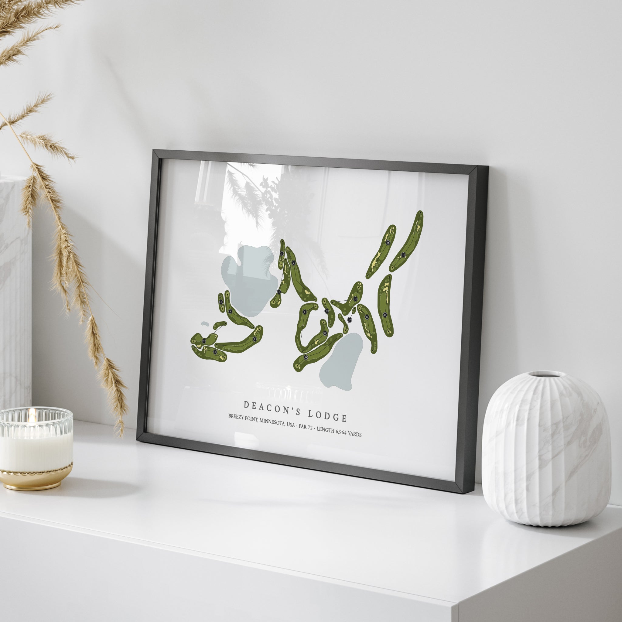 Deacon's Lodge | Golf Course Map | On Table 