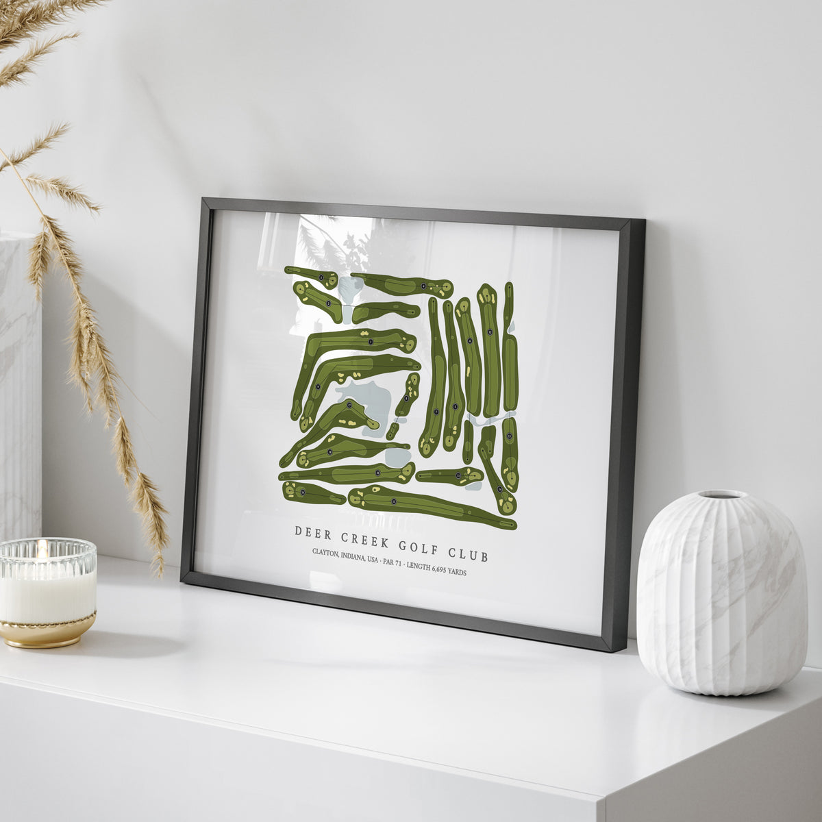 Deer Creek Golf Club | Golf Course Map | On Table 