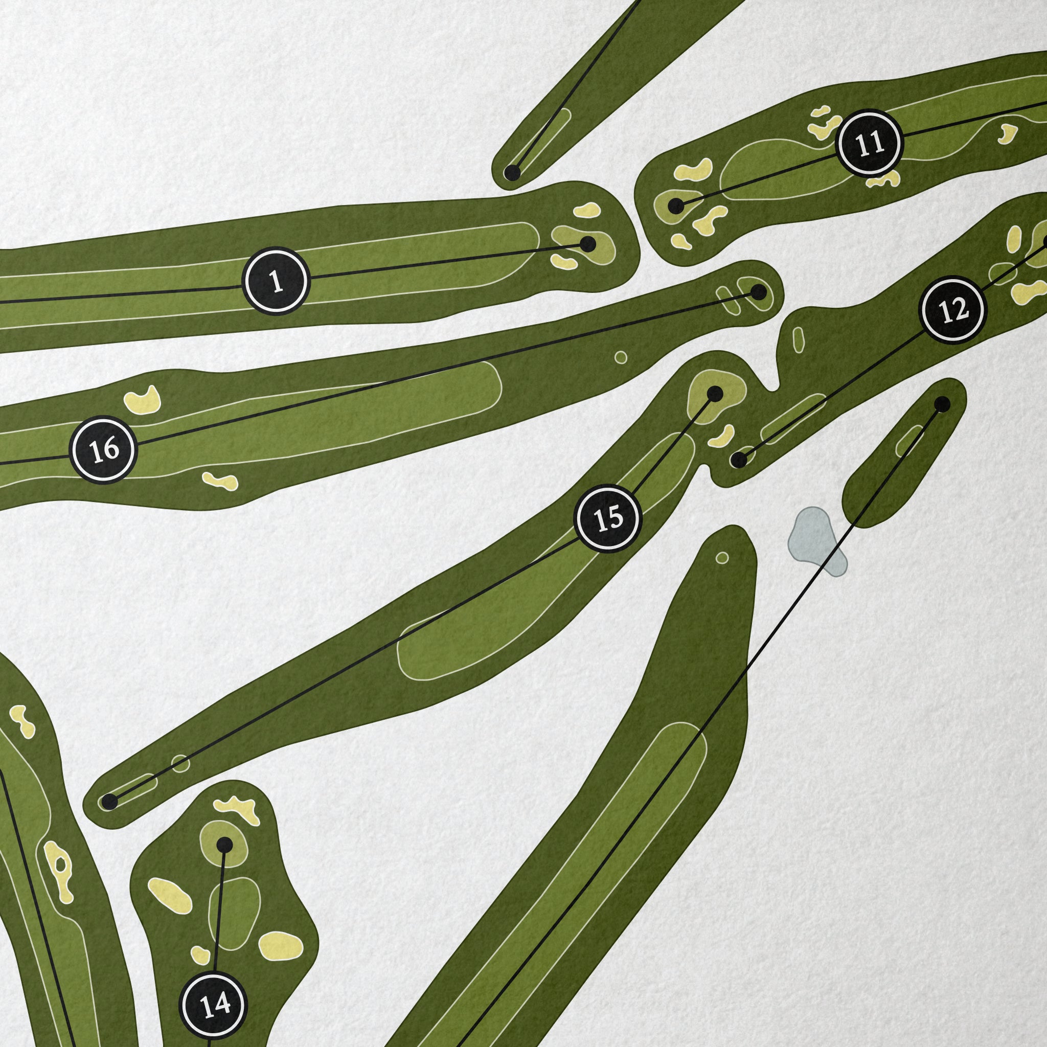 Del Monte Golf Course | Golf Course Map | Close Up 