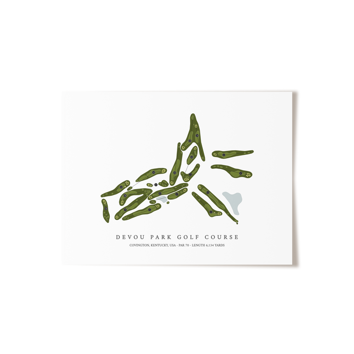 Devou Park Golf Course | Golf Course Map