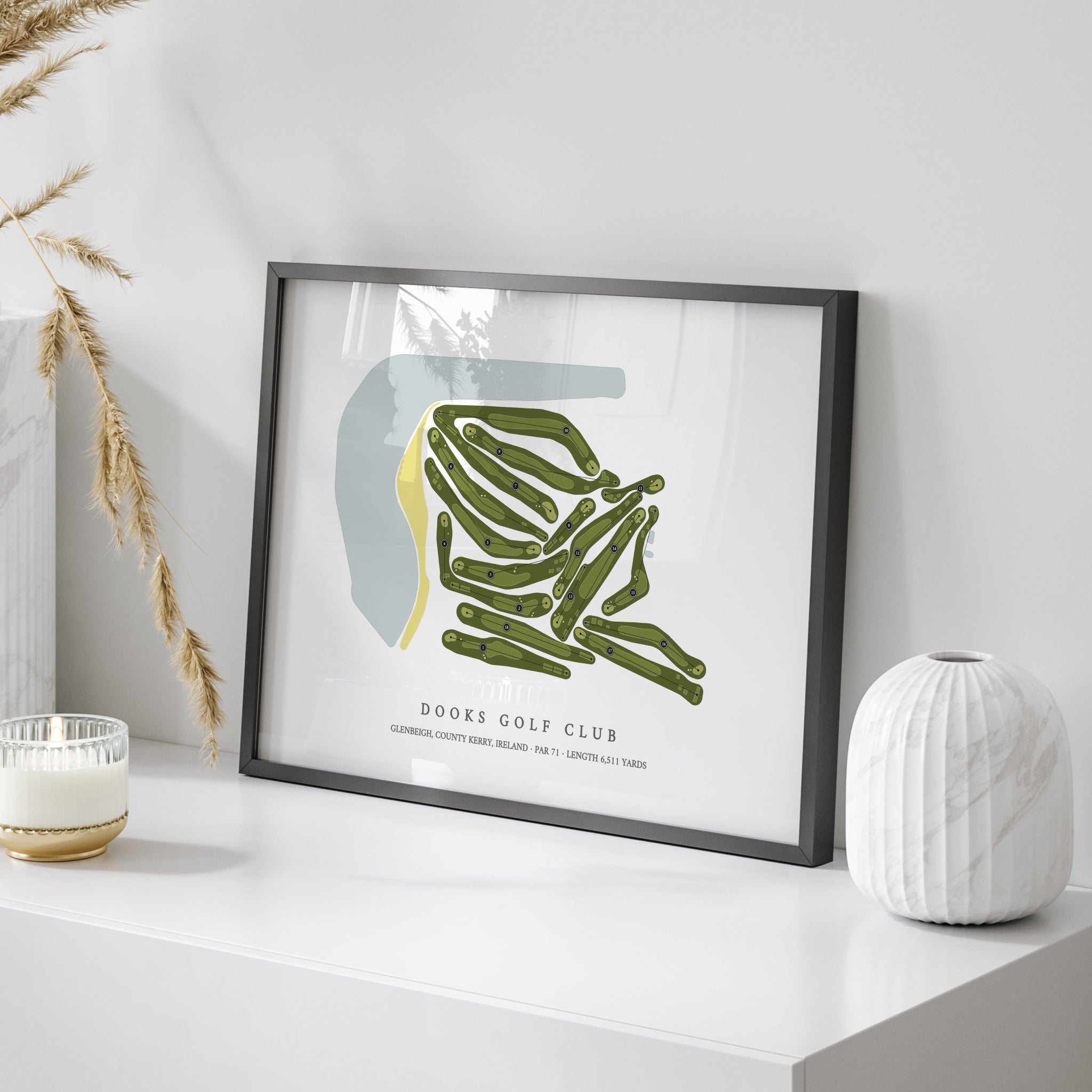 Dooks Golf Club | Golf Course Map | On Table 