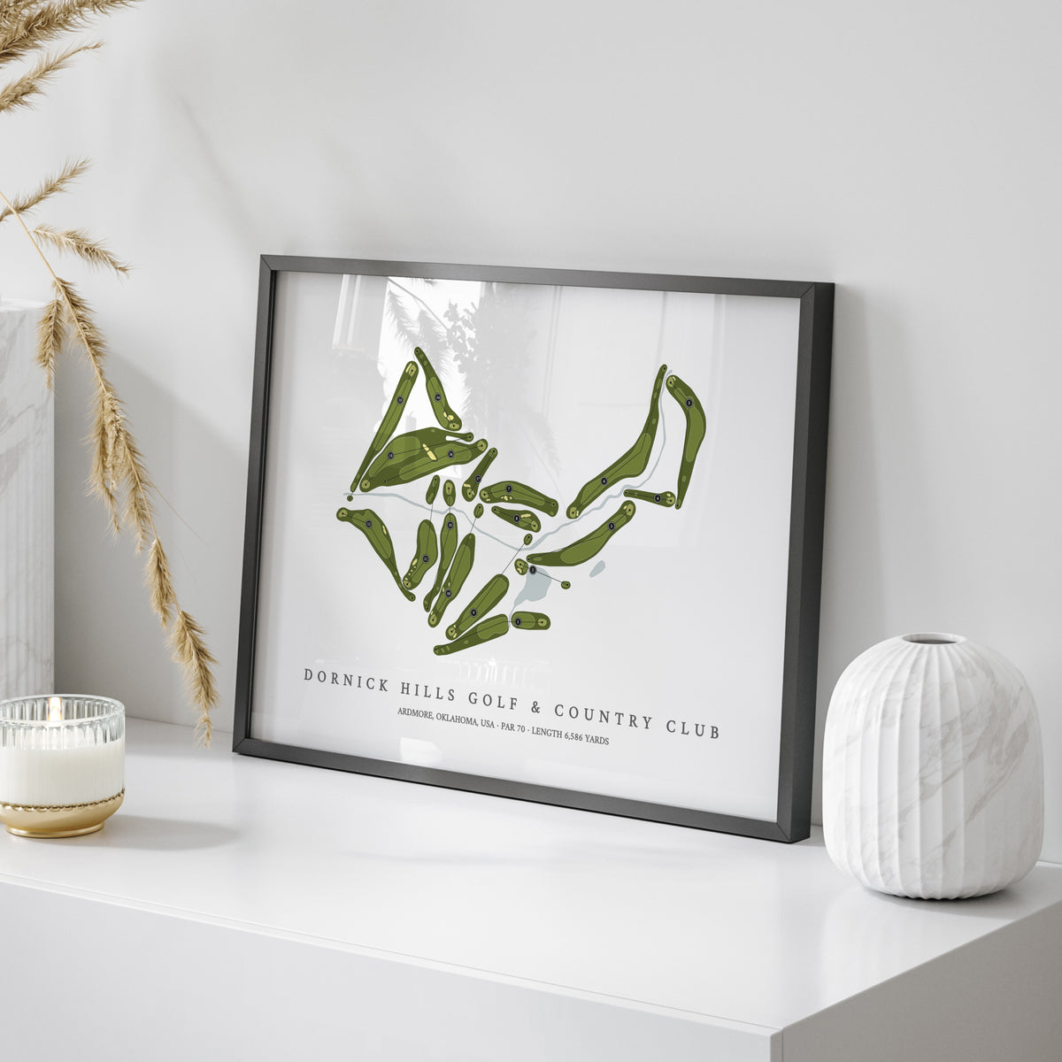 Dornick Hills Golf & Country Club | Golf Course Map | On Table