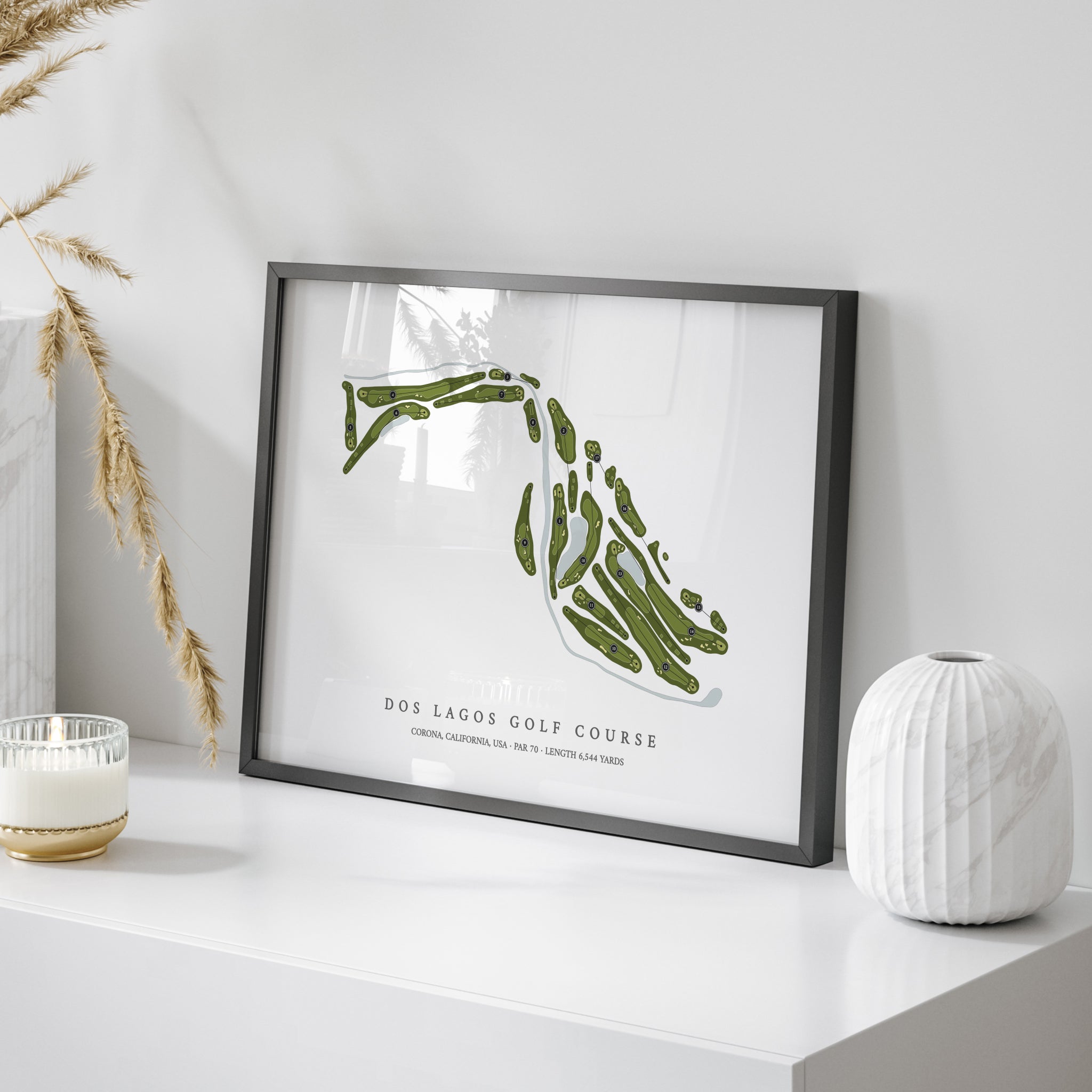 Dos Lagos Golf Course | Golf Course Map | On Table 