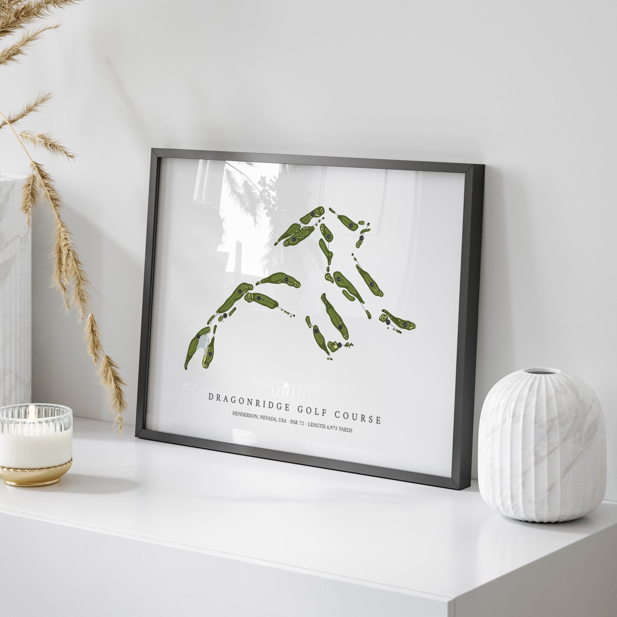 DragonRidge Golf Course | Golf Course Map | On Table 