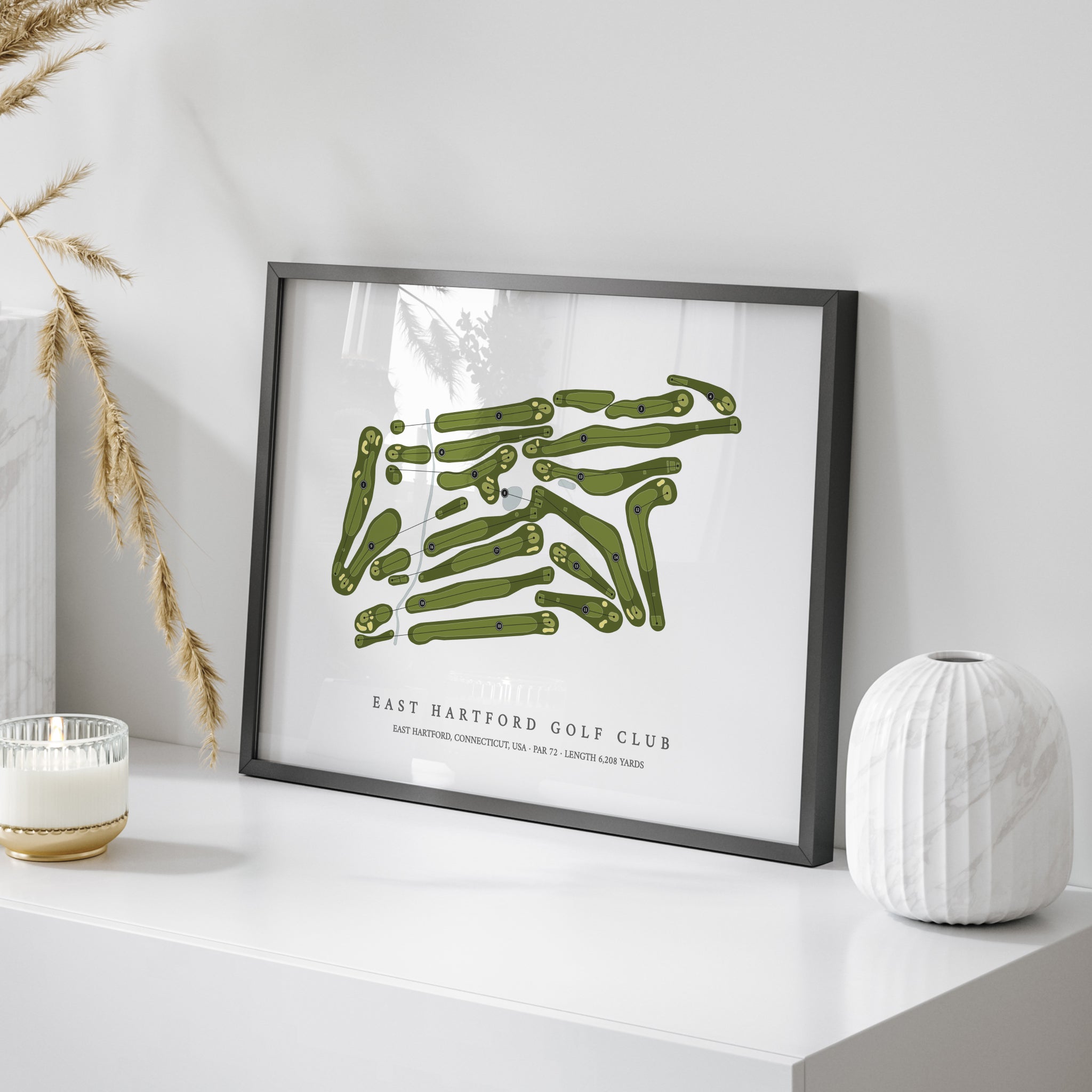 East Hartford Golf Club | Golf Course Map | On Table 