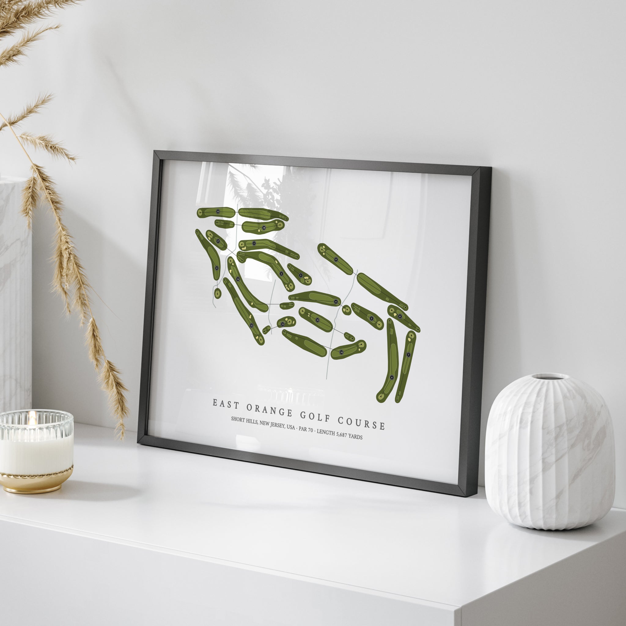 East Orange Golf Course | Golf Course Map | On Table 