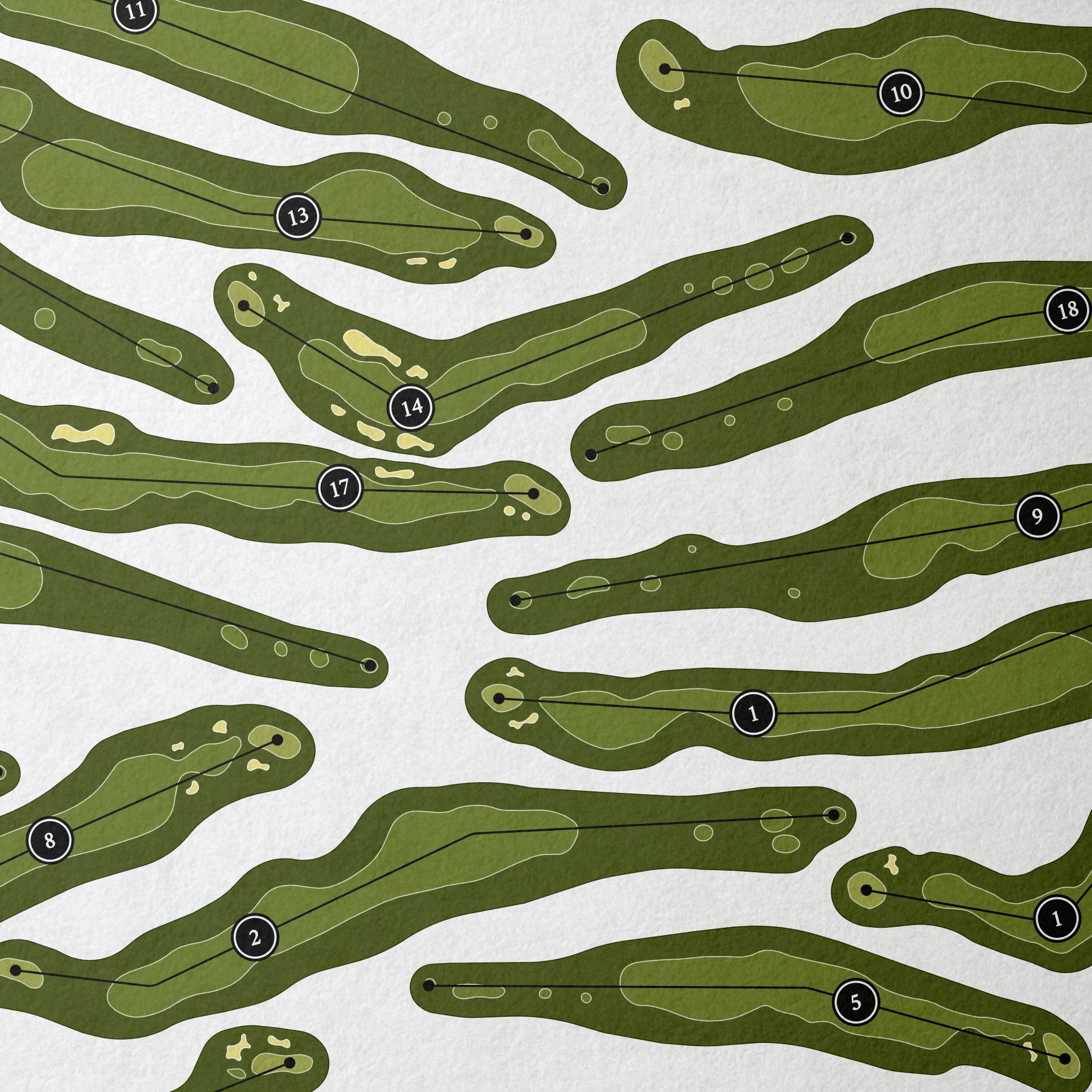 Egypt Valley Country Club | Golf Course Print | Close+Up 