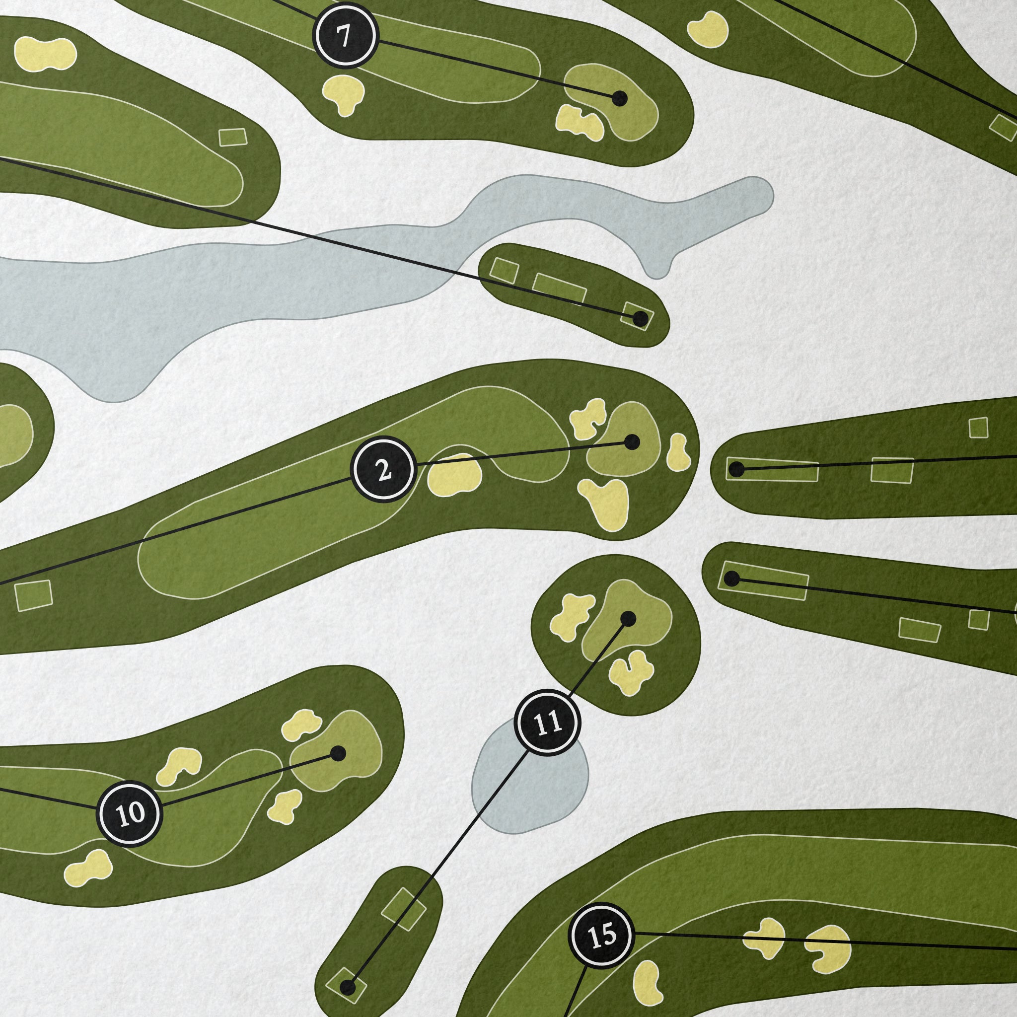 Elizabeth Manor Golf & Country Club | Golf Course Map | Close Up 