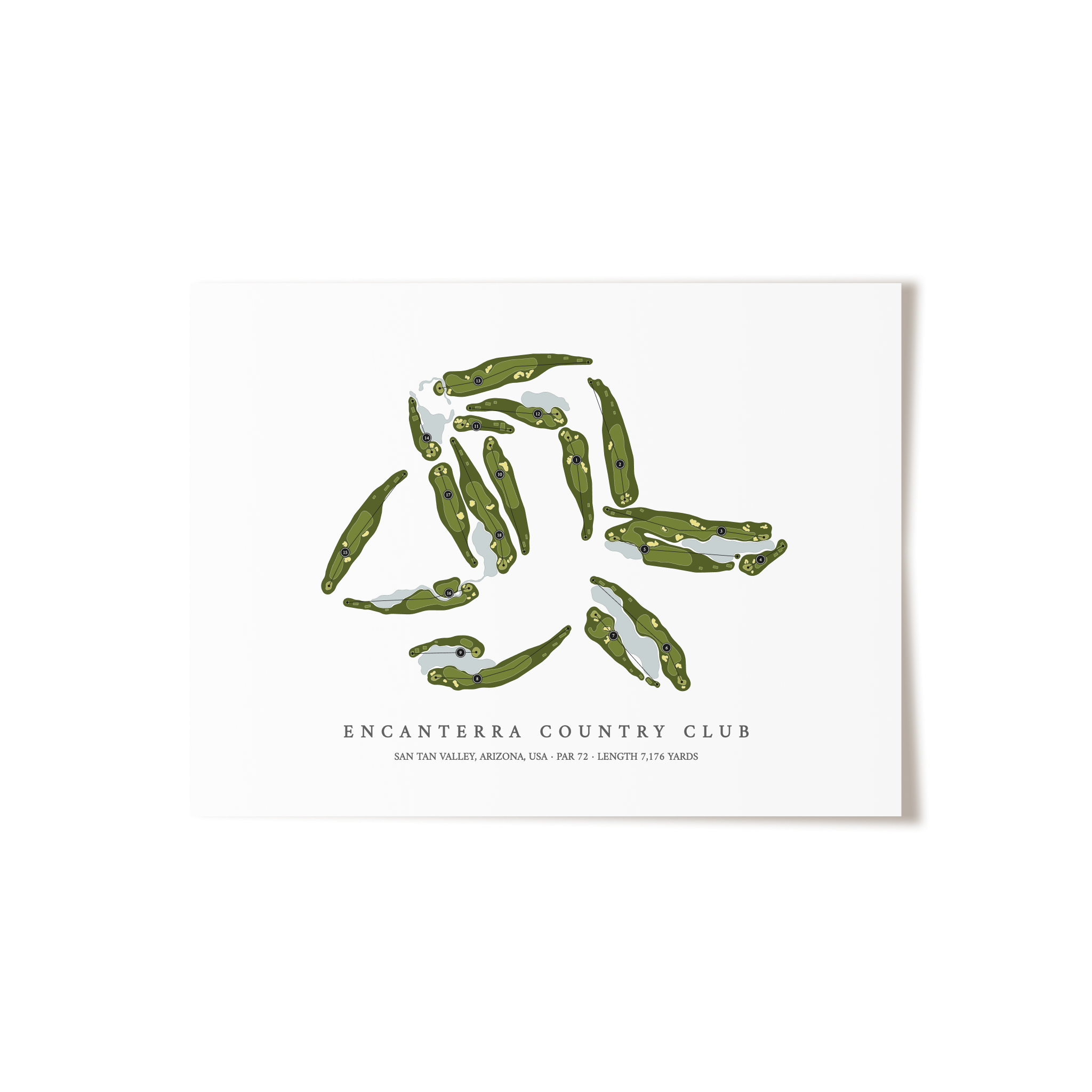 Encanterra Country Club | Golf Course Print | Unframed