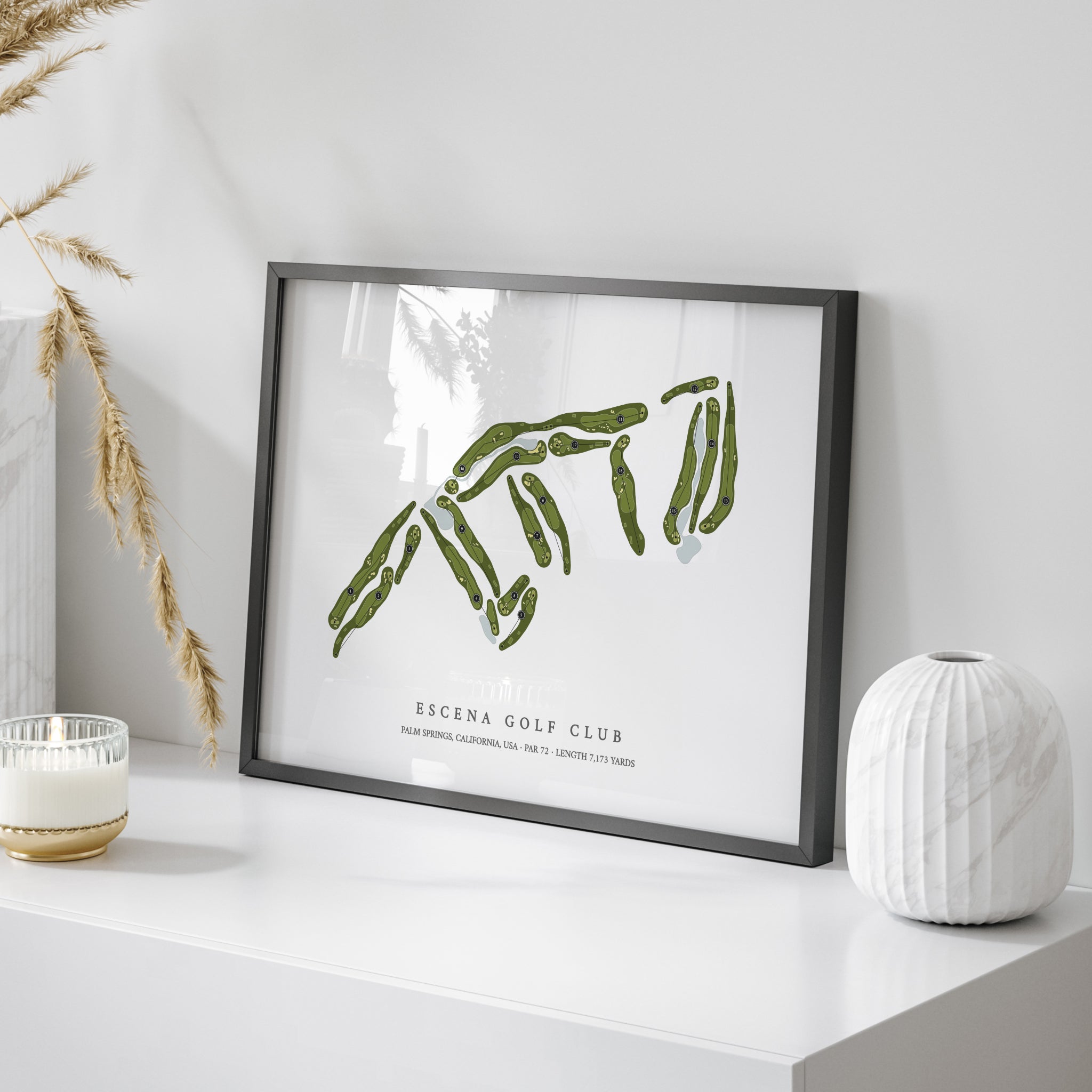 Escena Golf Club | Golf Course Map | On Table 