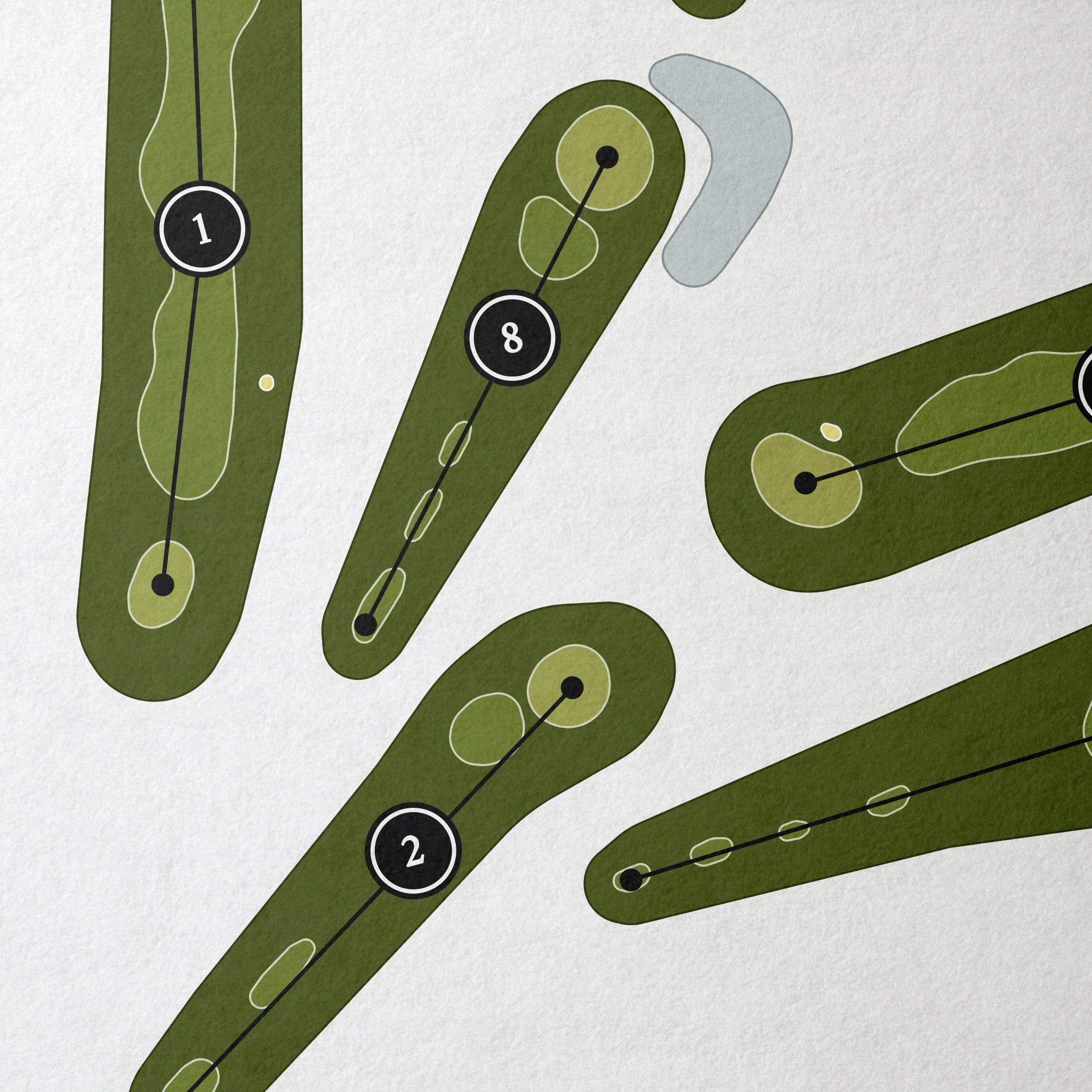 Evergreen Hill Golf Course | Golf Course Map | Close+Up 