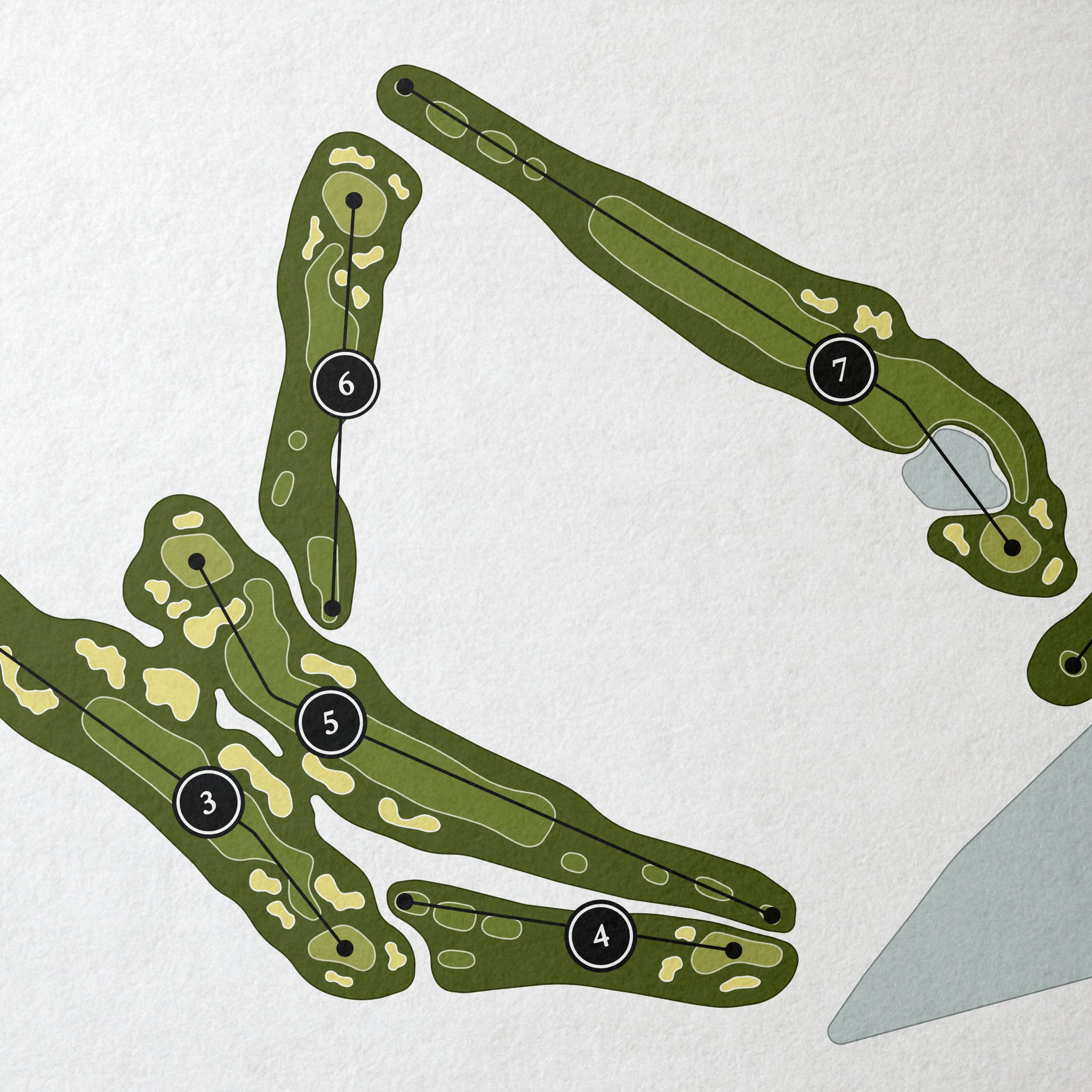 Farm Neck Golf Club | Golf Course Print | Close+Up 