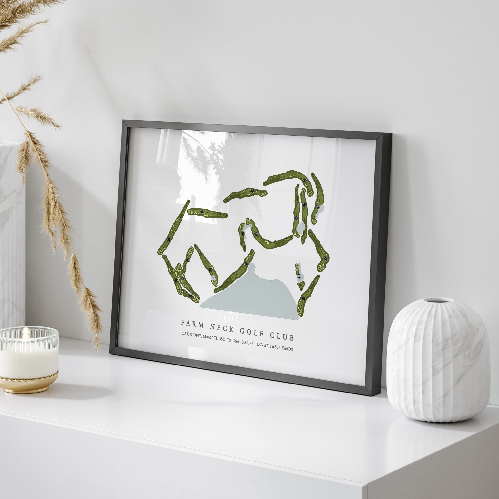 Farm Neck Golf Club | Golf Course Print | On+Table 