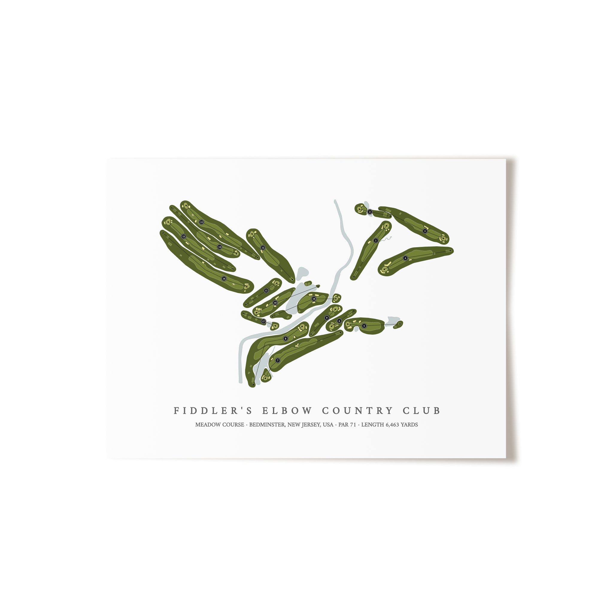 Fiddlers Elbow Country Club - Meadow Course | Golf Course Print | Unframed 