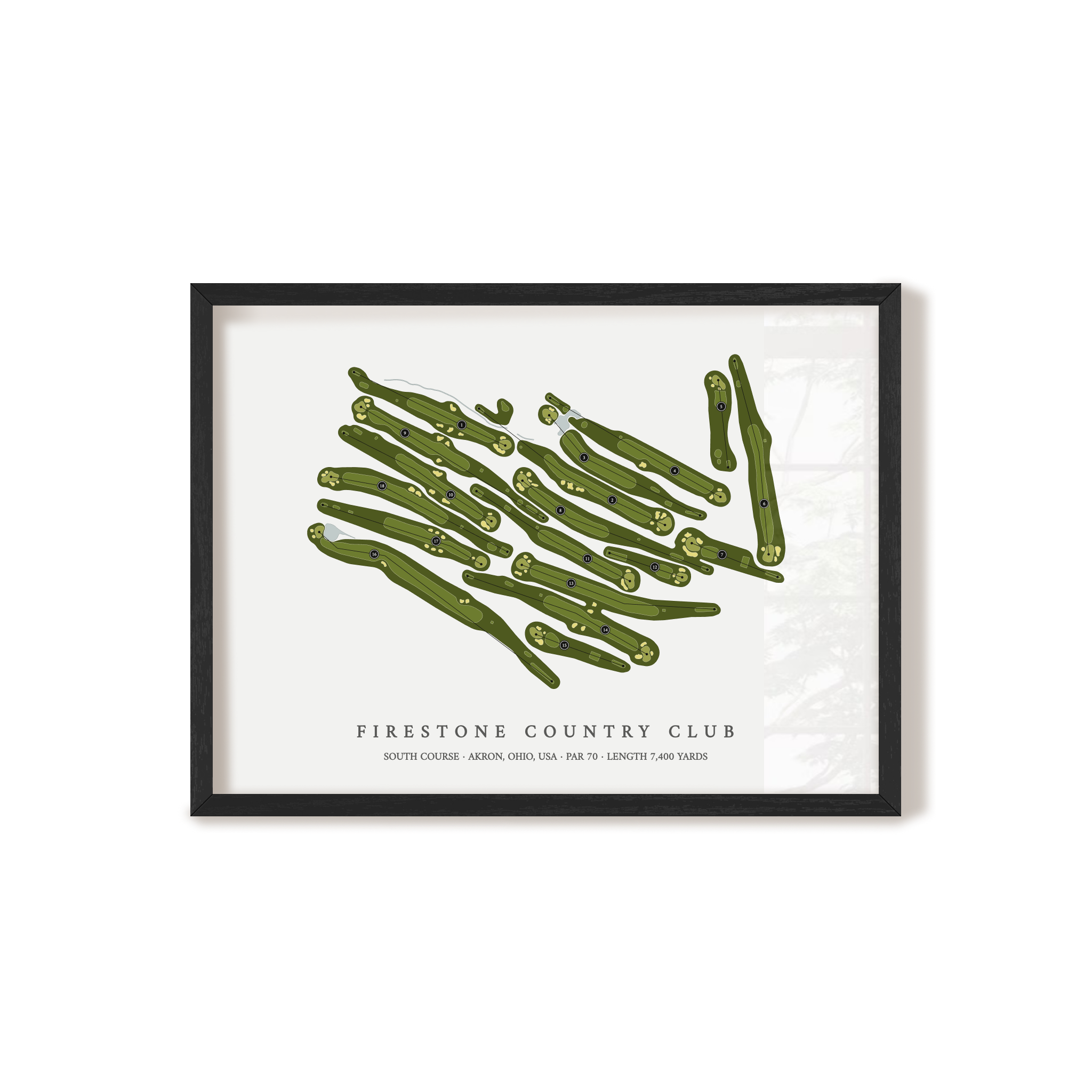 Firestone Country Club - South Course | Golf Course Print | Black+Frame 