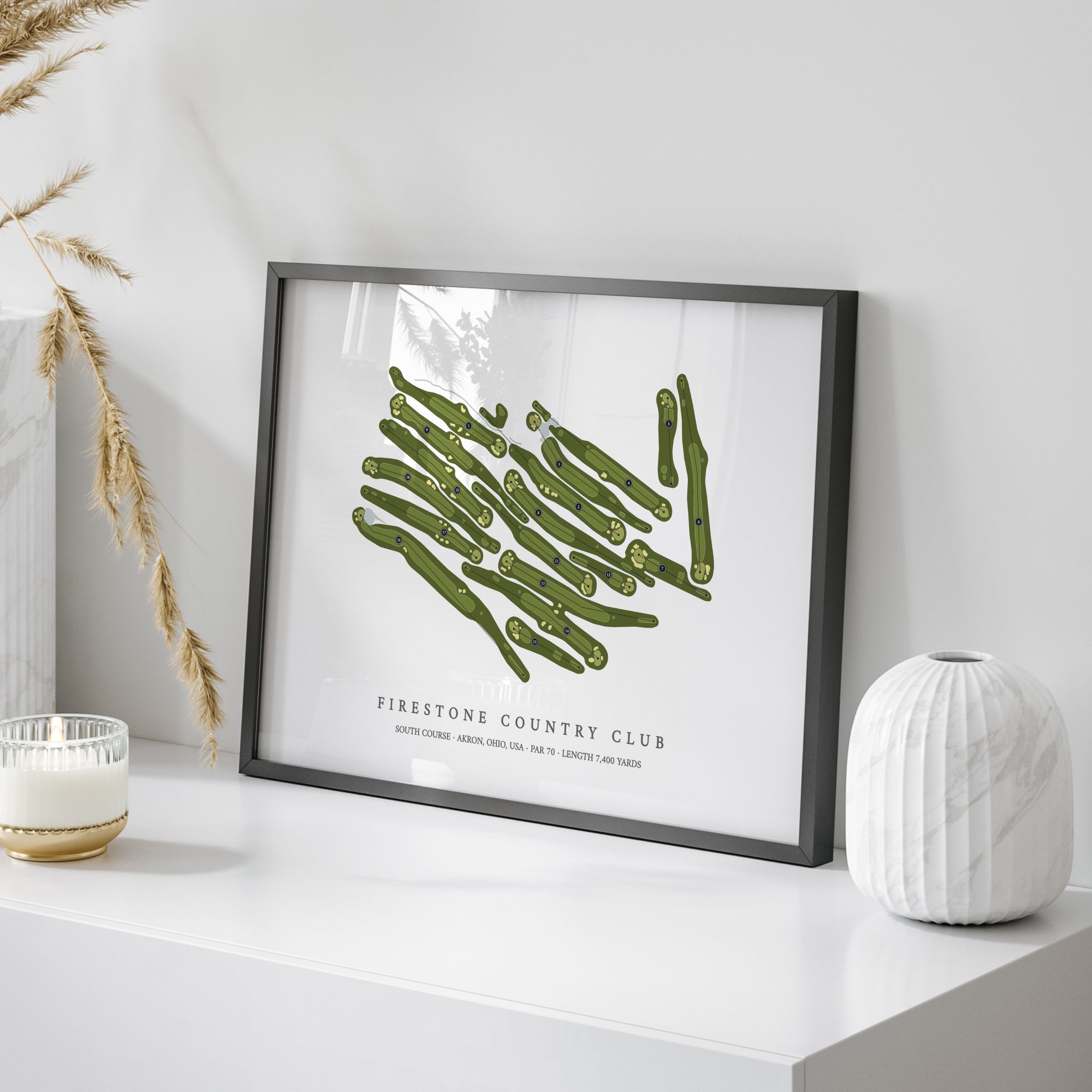 Firestone Country Club - South Course | Golf Course Print | On+Table 