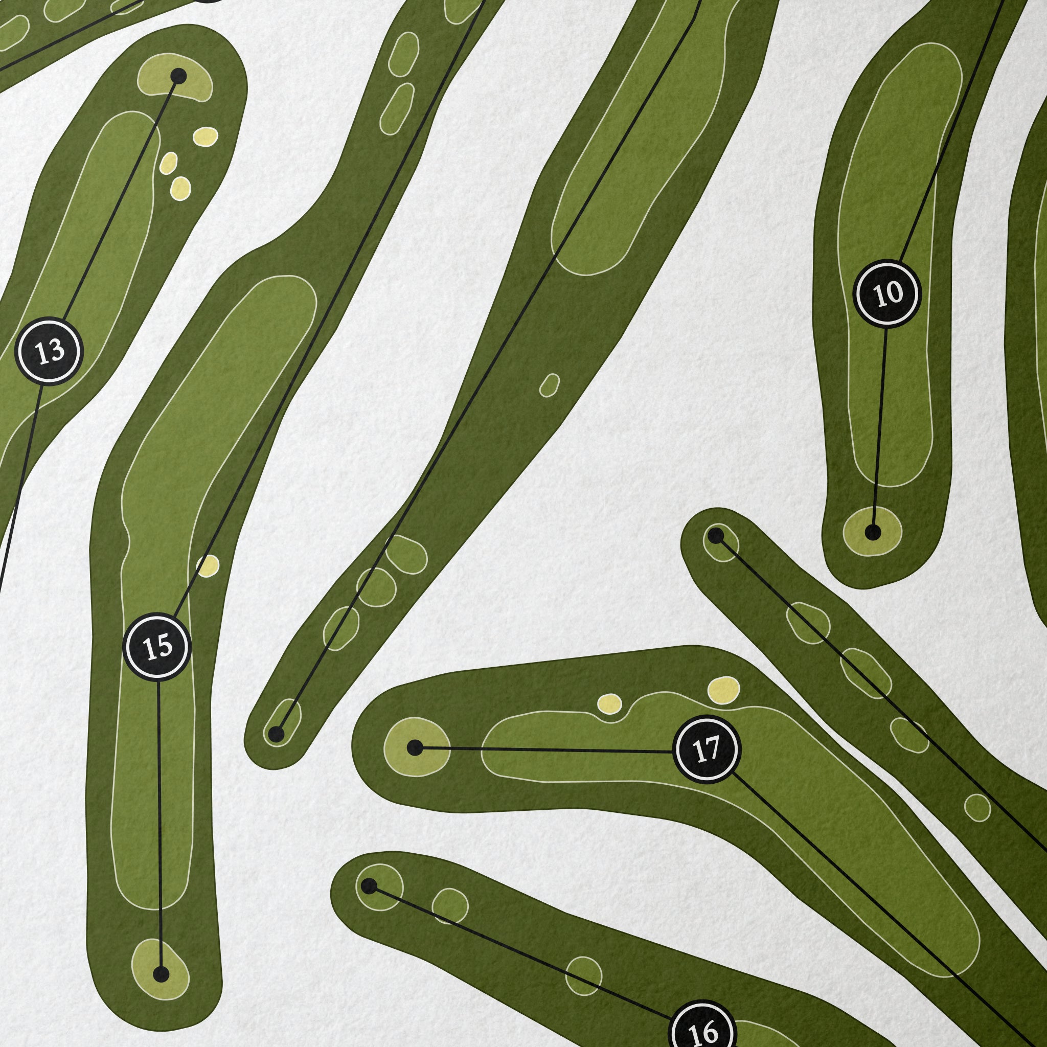 Flagstone Golf Club | Golf Course Map | Close Up 