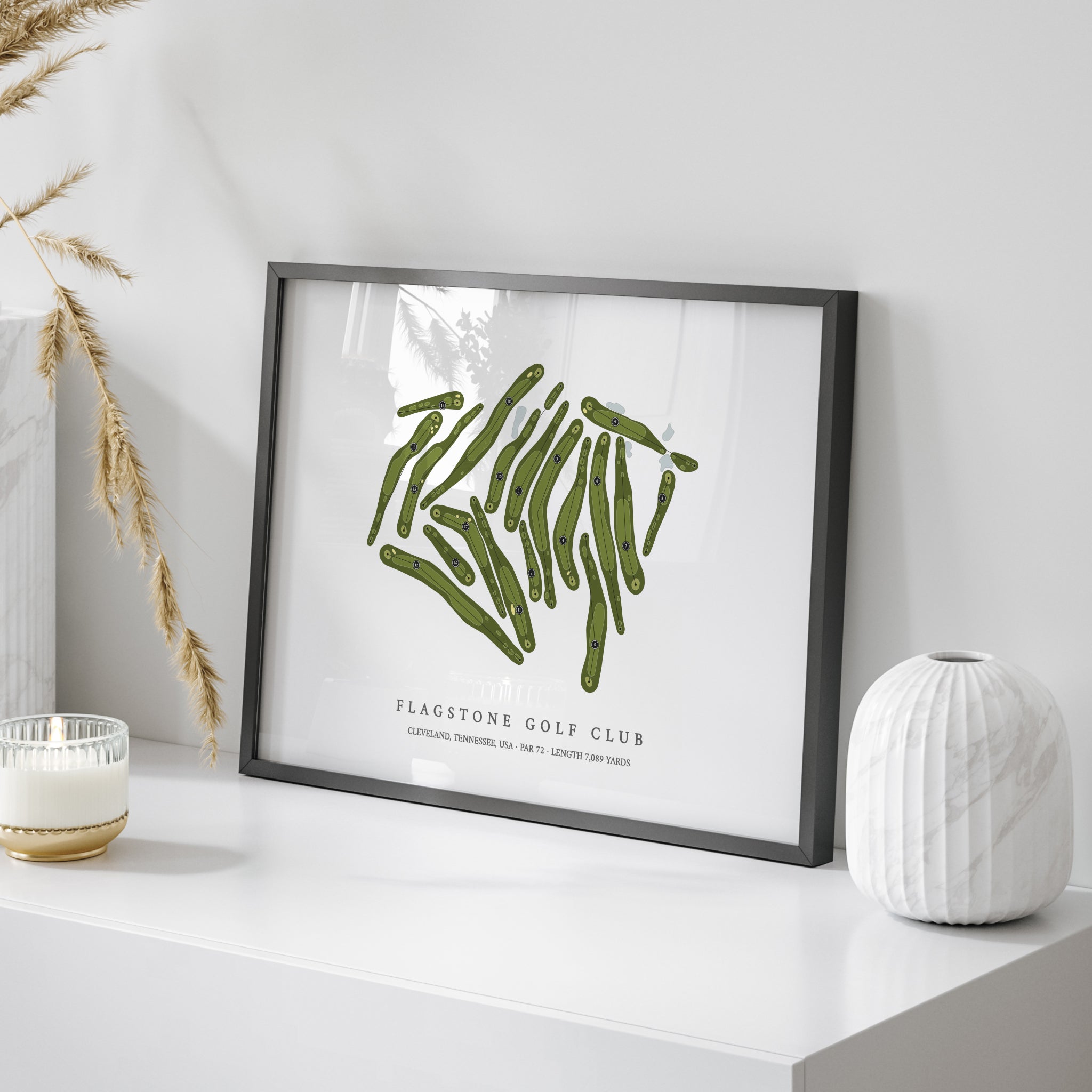 Flagstone Golf Club | Golf Course Map | On Table 