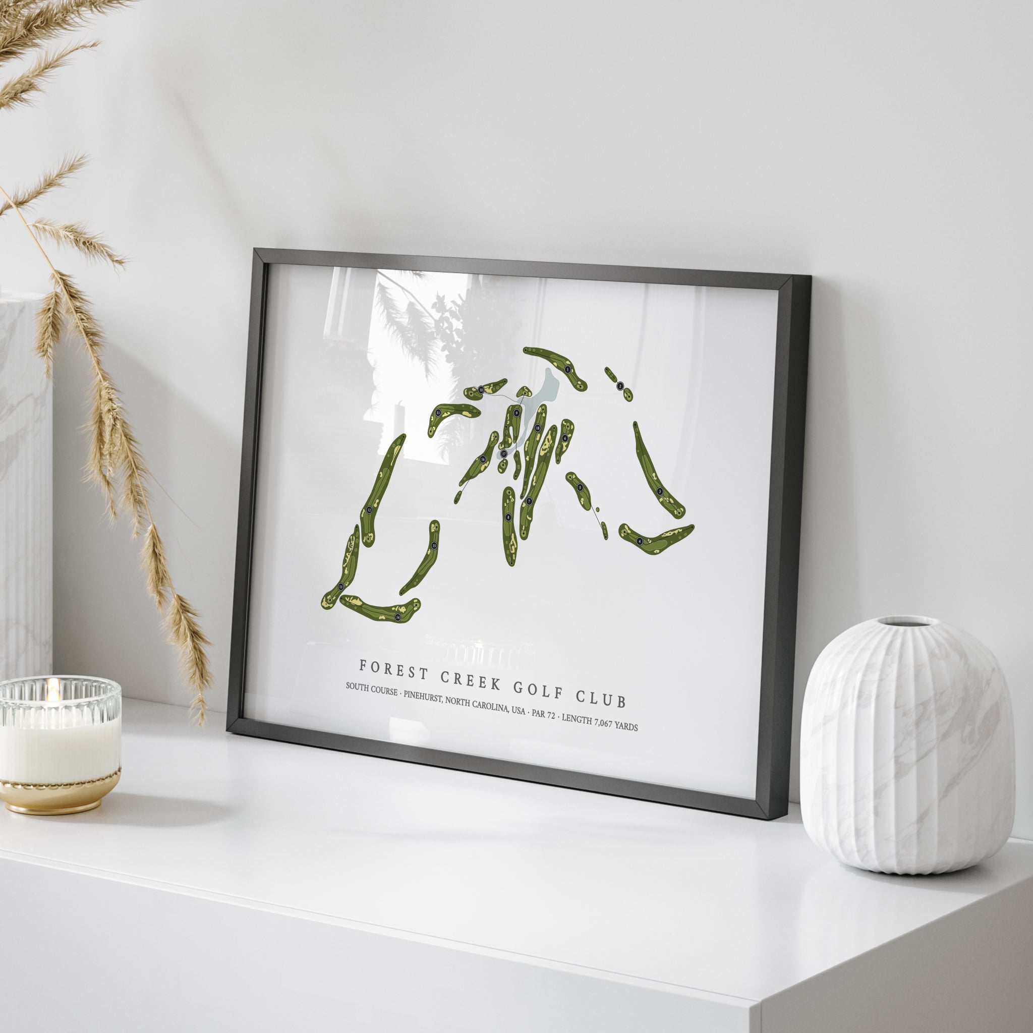 Forest Creek Golf Club - South Course | Golf Course Map | On Table 