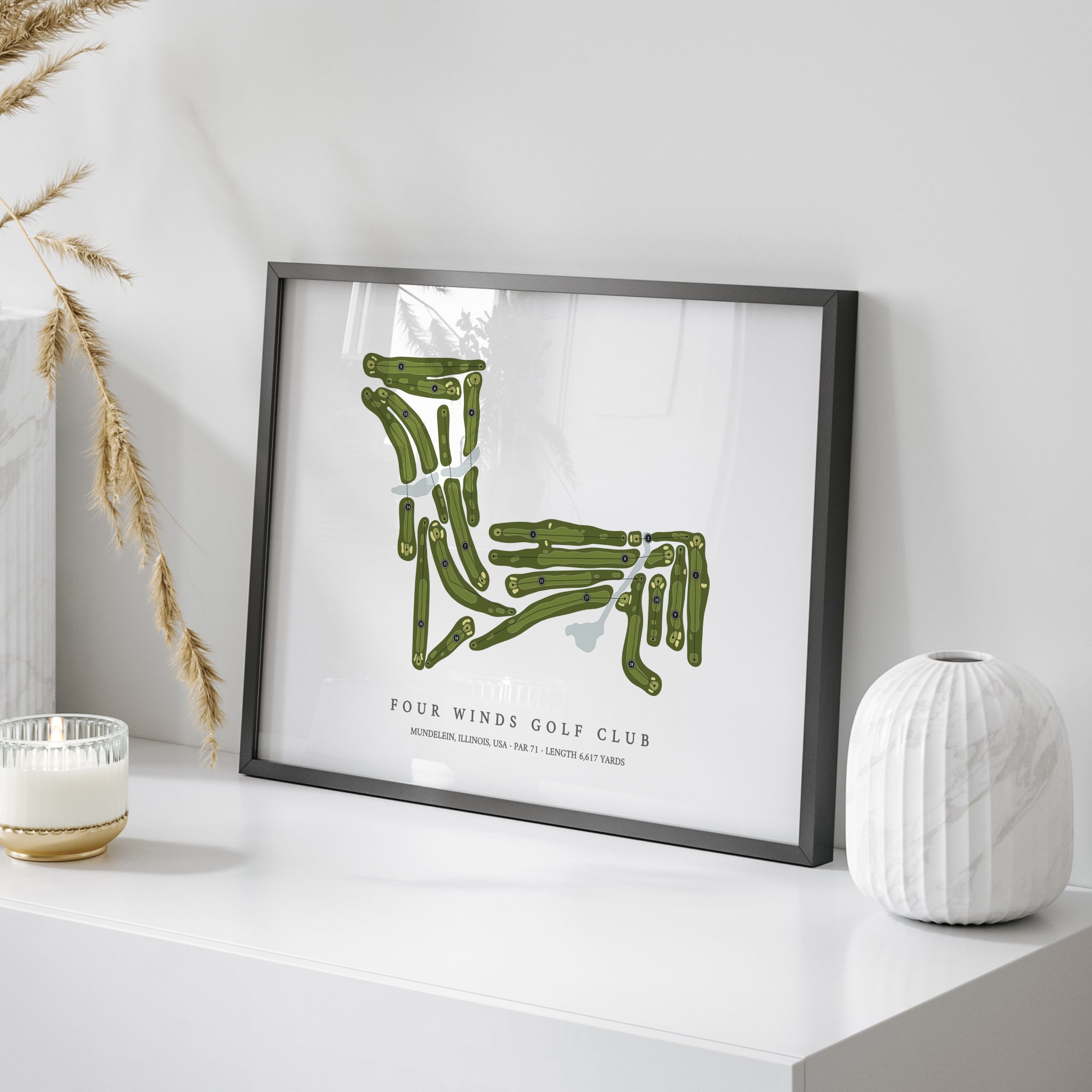 Four Winds Golf Club | Golf Course Map | On Table 