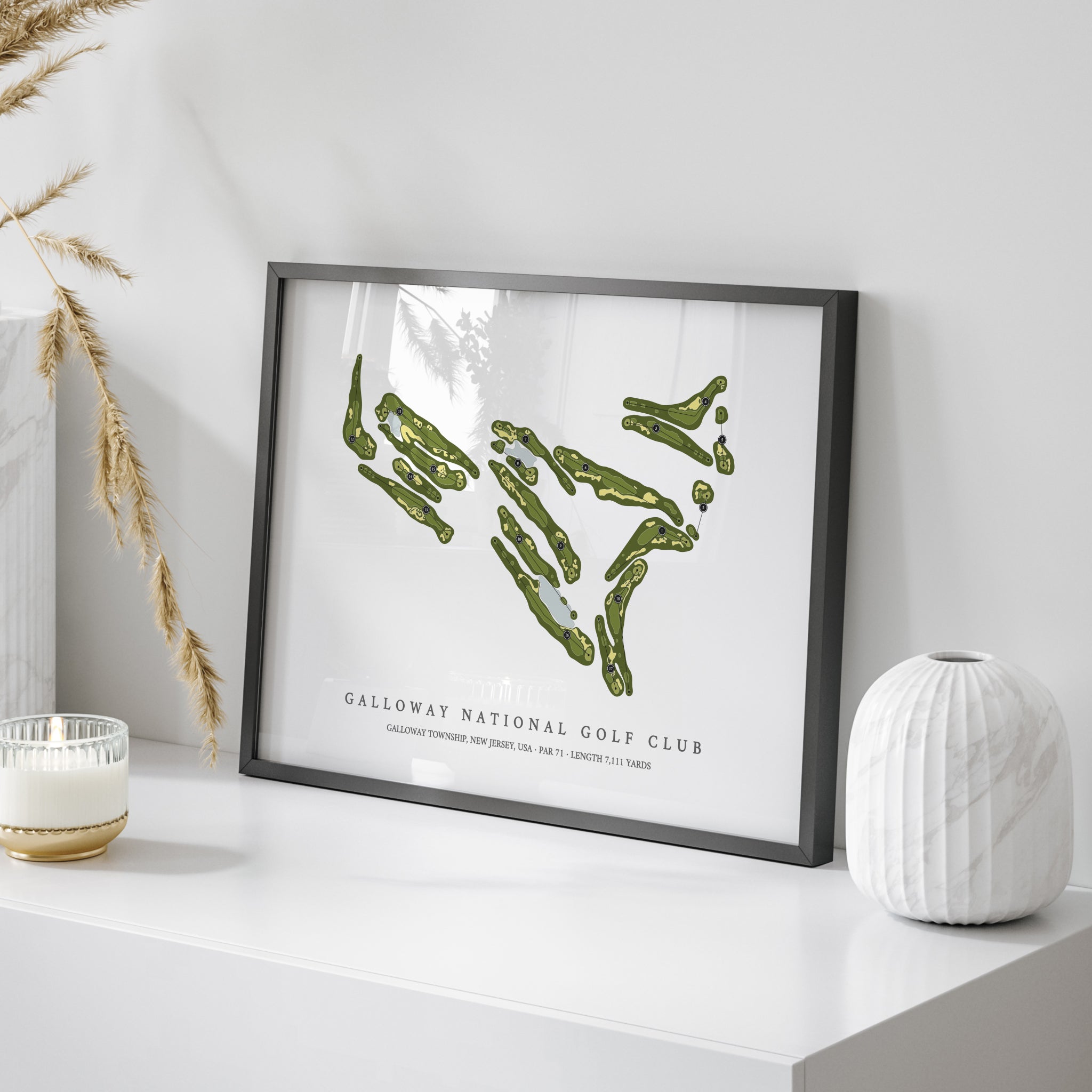 Galloway National Golf Club | Golf Course Map | On Table 