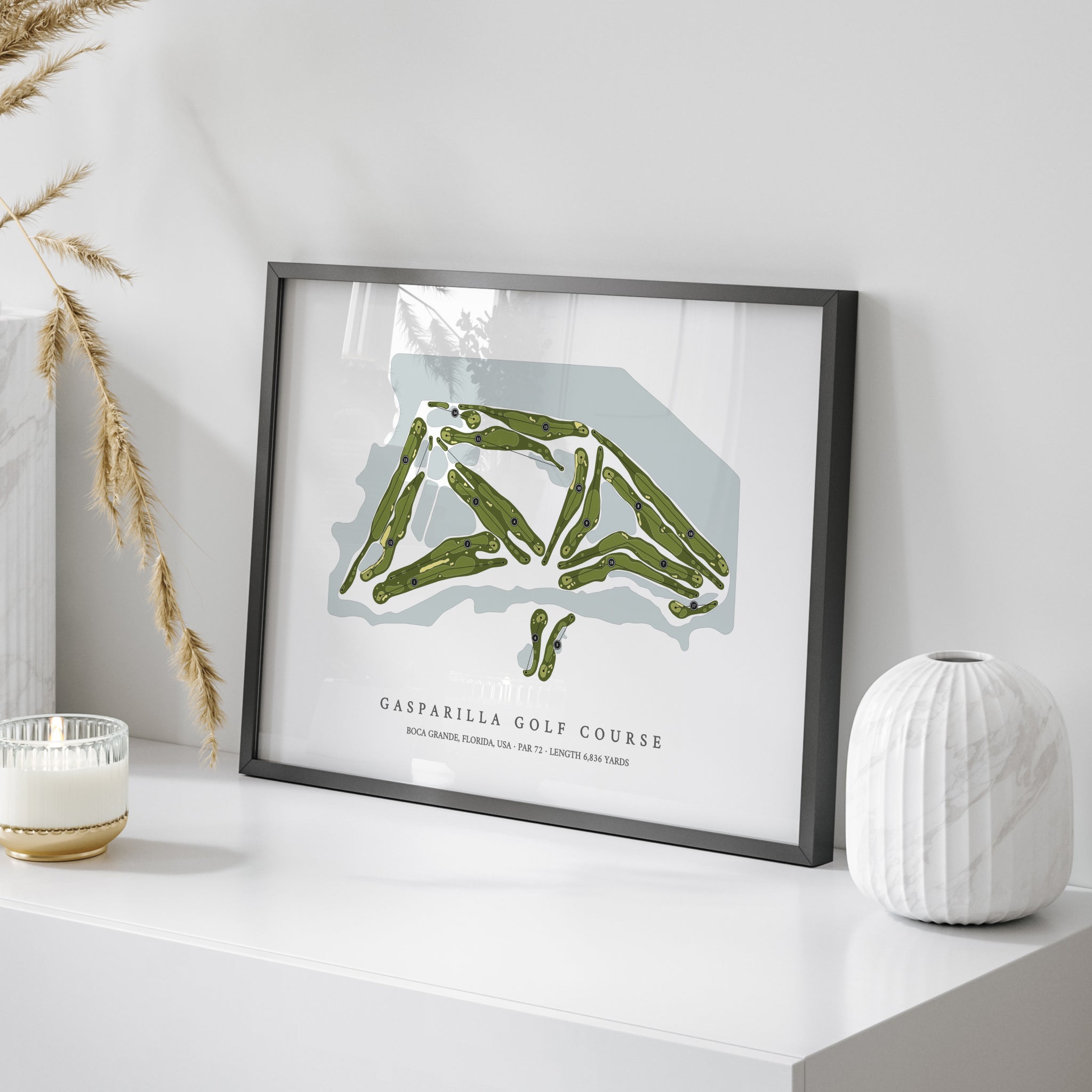 Gasparilla Golf Course | Golf Course Map | On Table 
