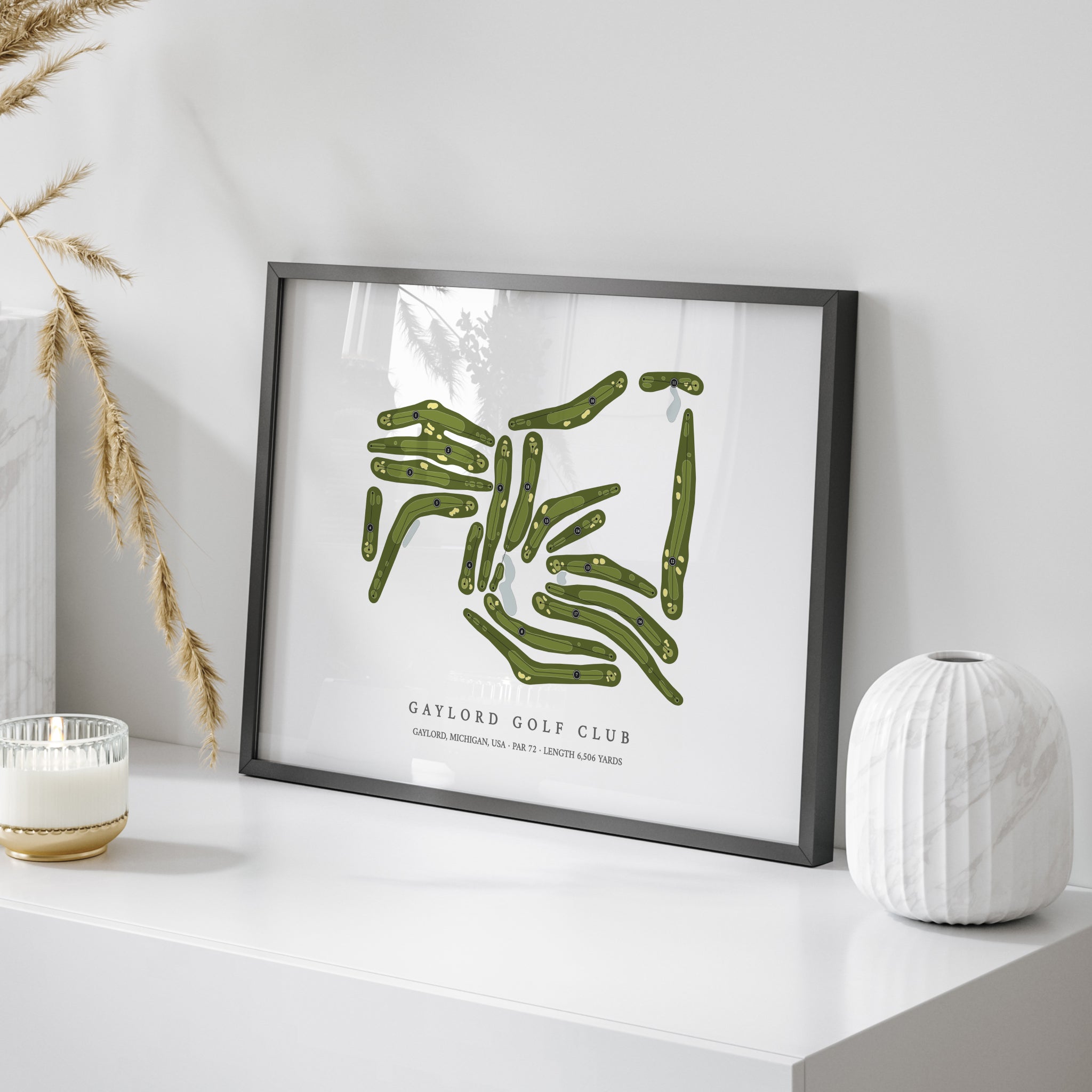 Gaylord Golf Club | Golf Course Map | On Table 