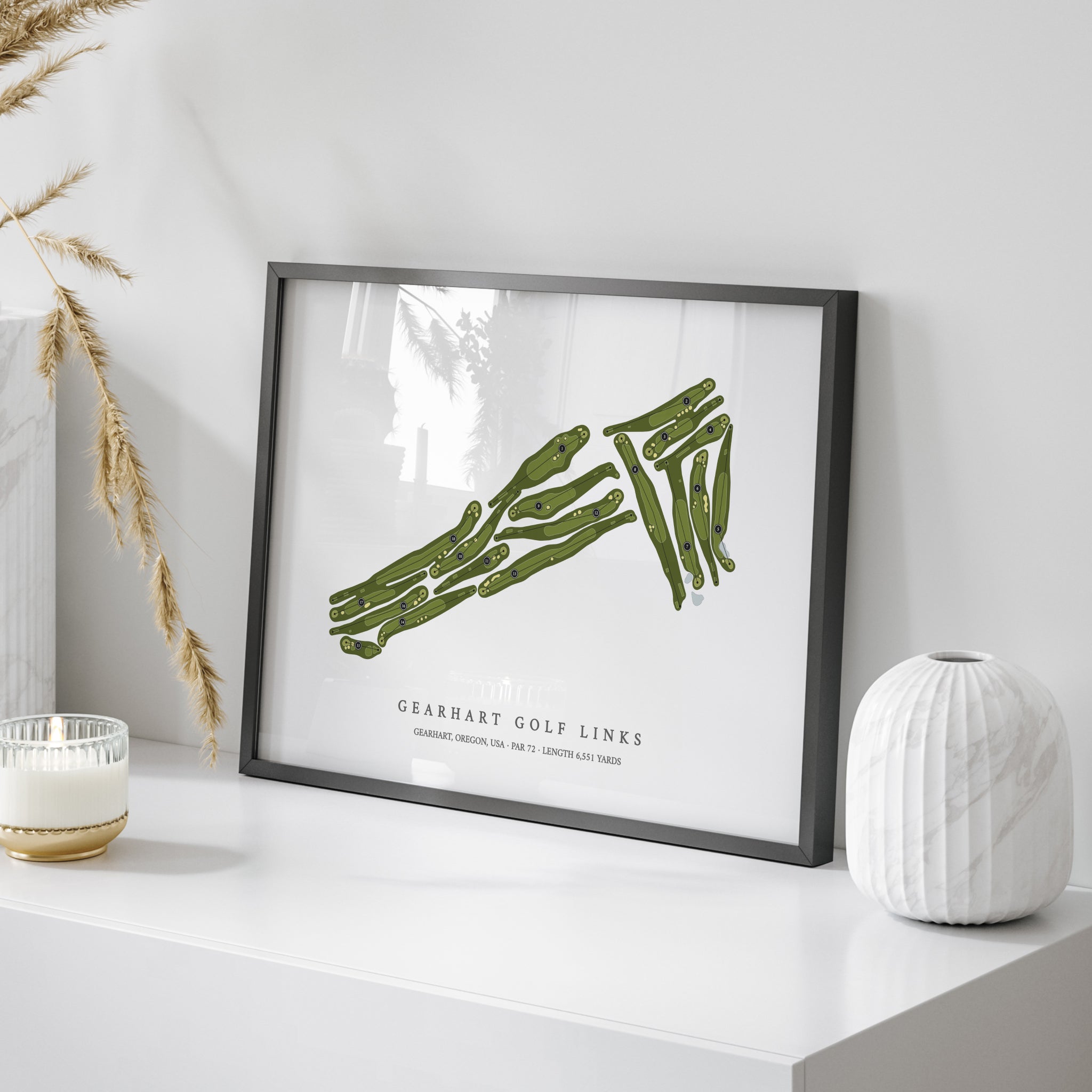 Gearhart Golf Links | Golf Course Print | On+Table