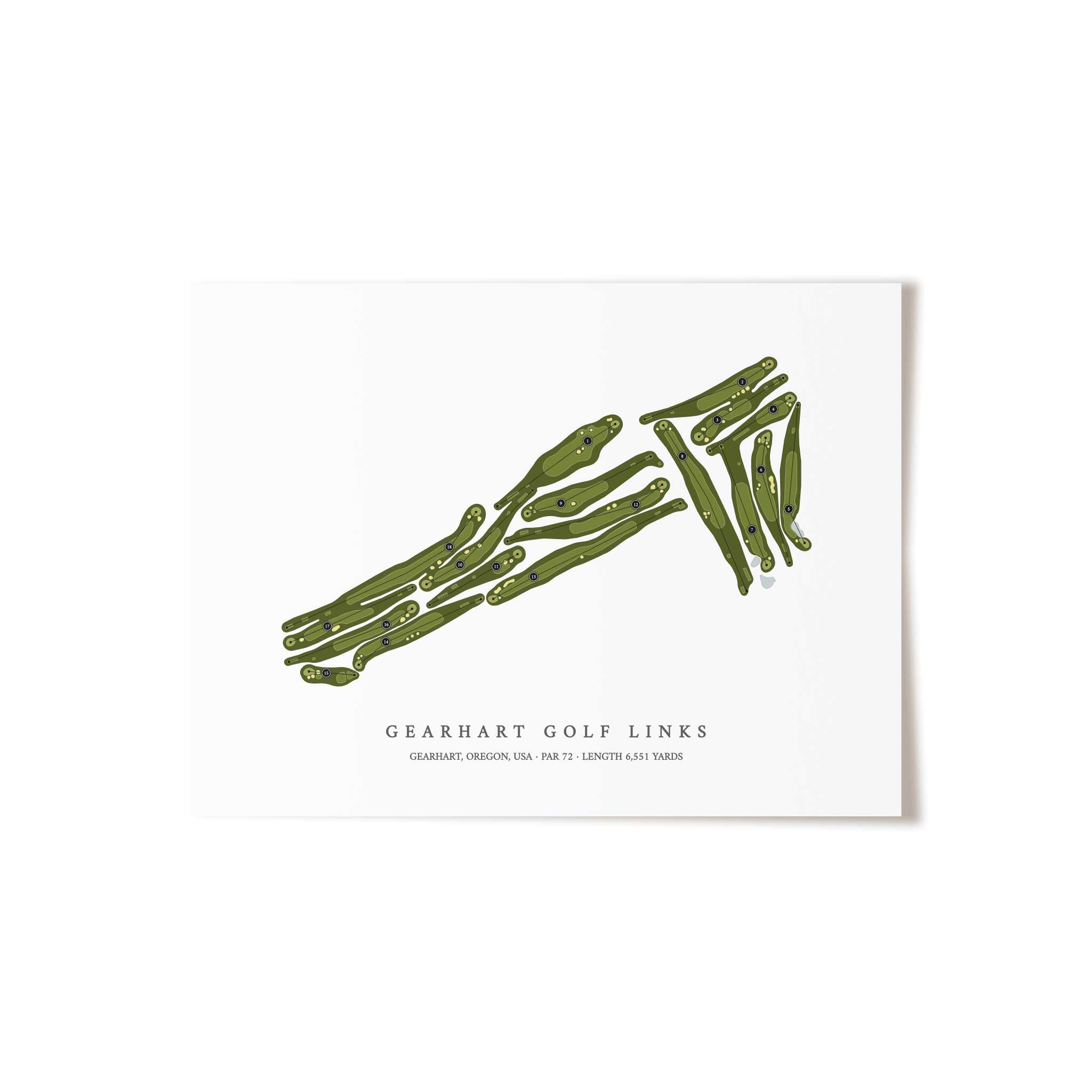 Gearhart Golf Links | Golf Course Print | Unframed