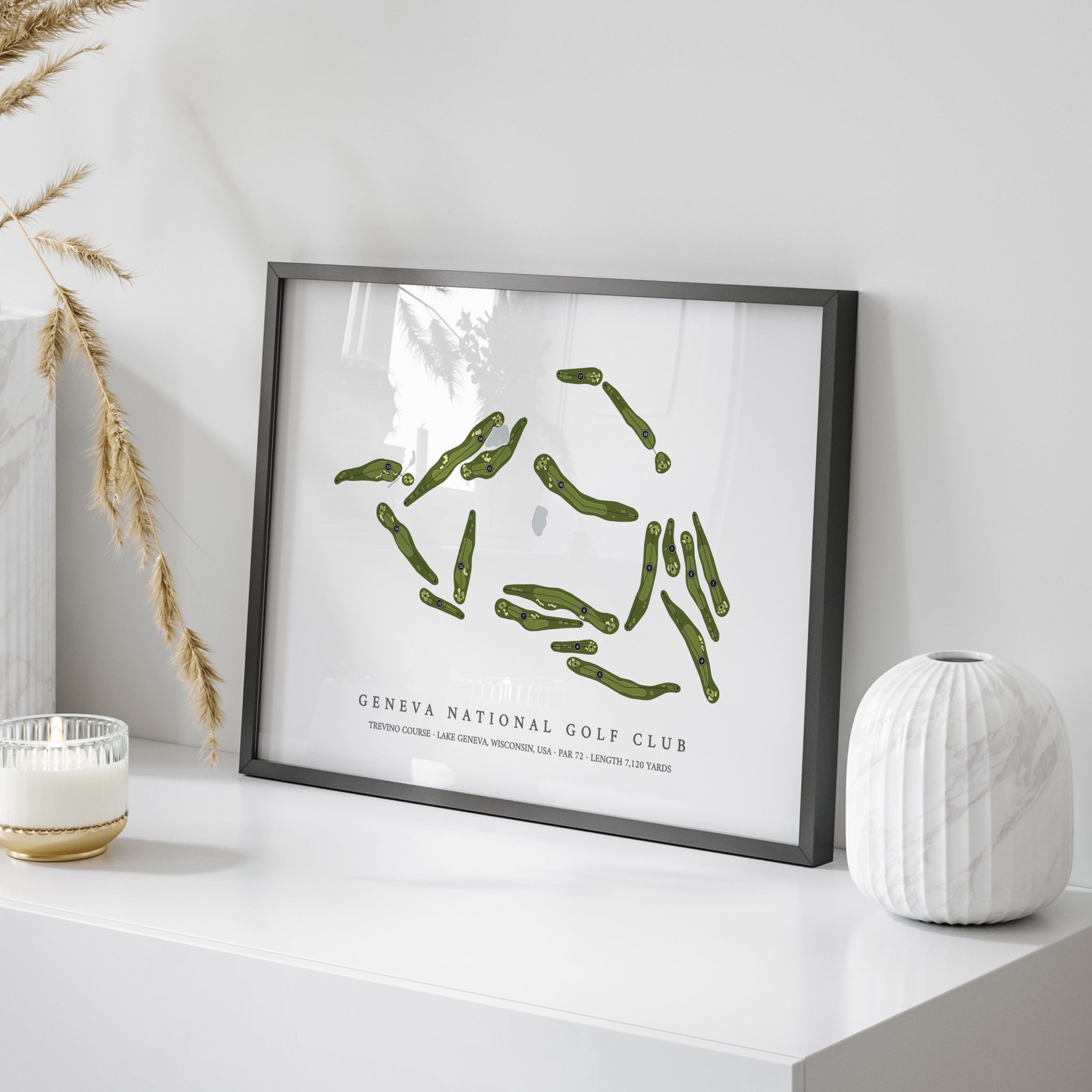 Geneva National Golf Club - Trevino Course | Golf Course Map | On Table 