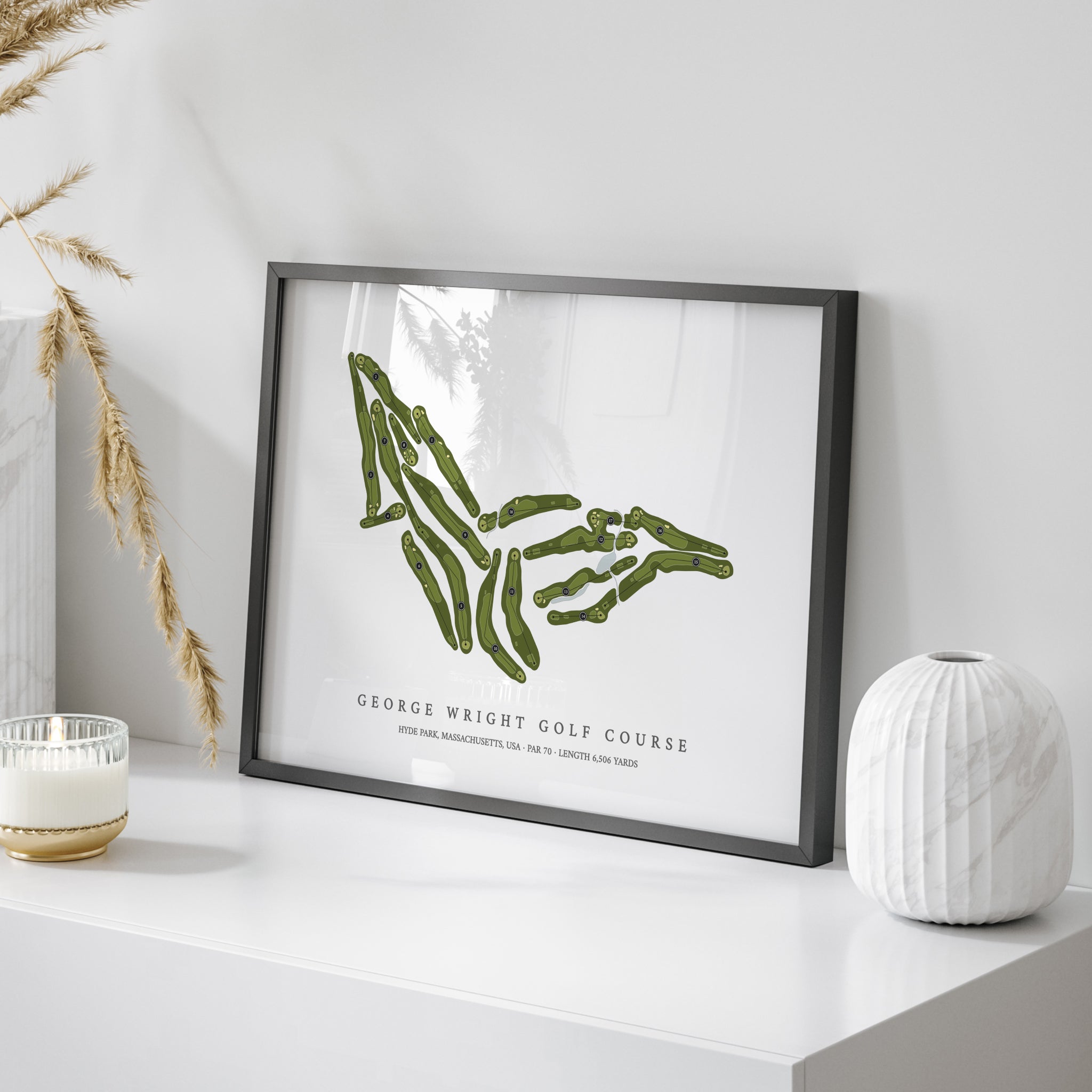 George Wright Golf Course | Golf Course Print | On+Table 