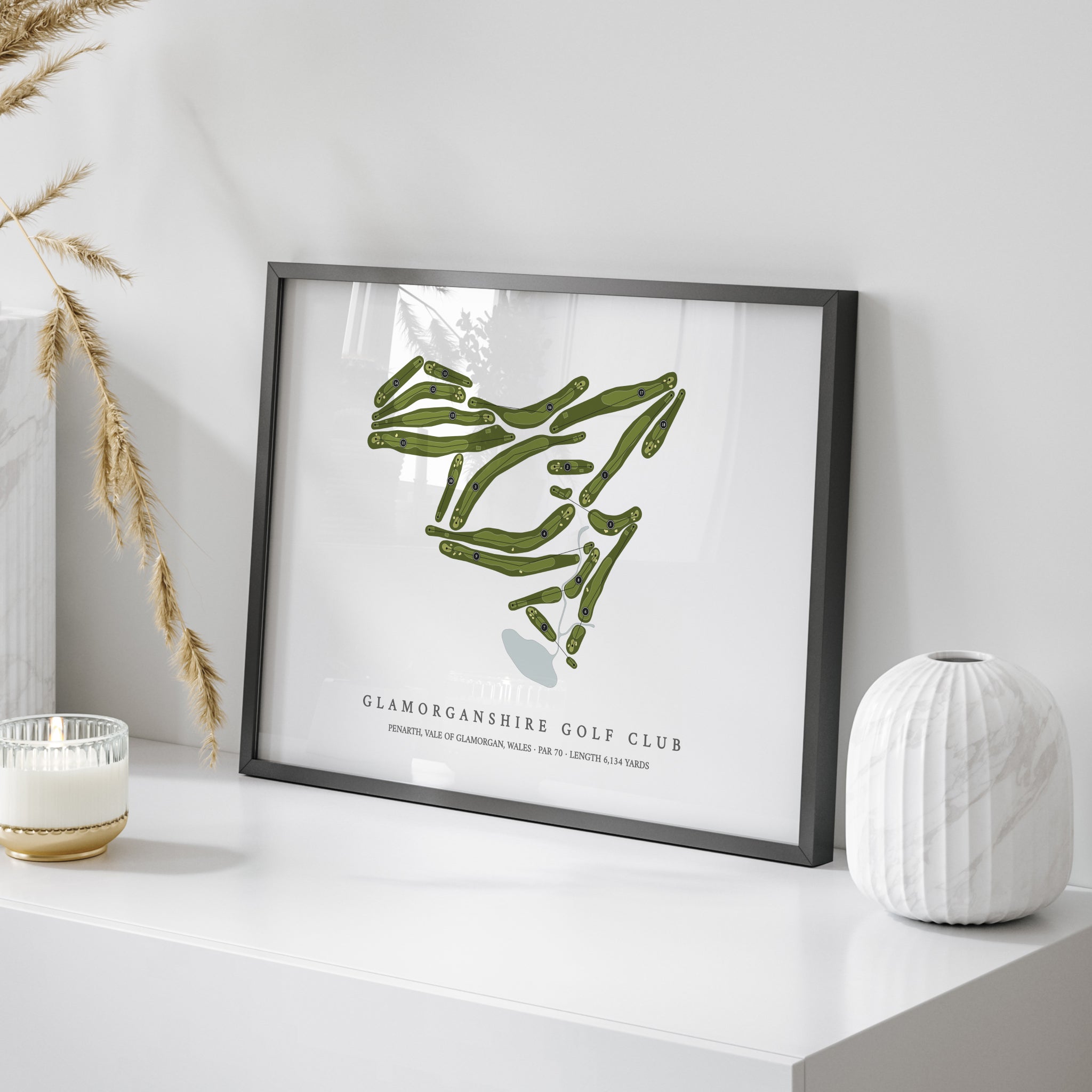 Glamorganshire Golf Club | Golf Course Map | On Table 