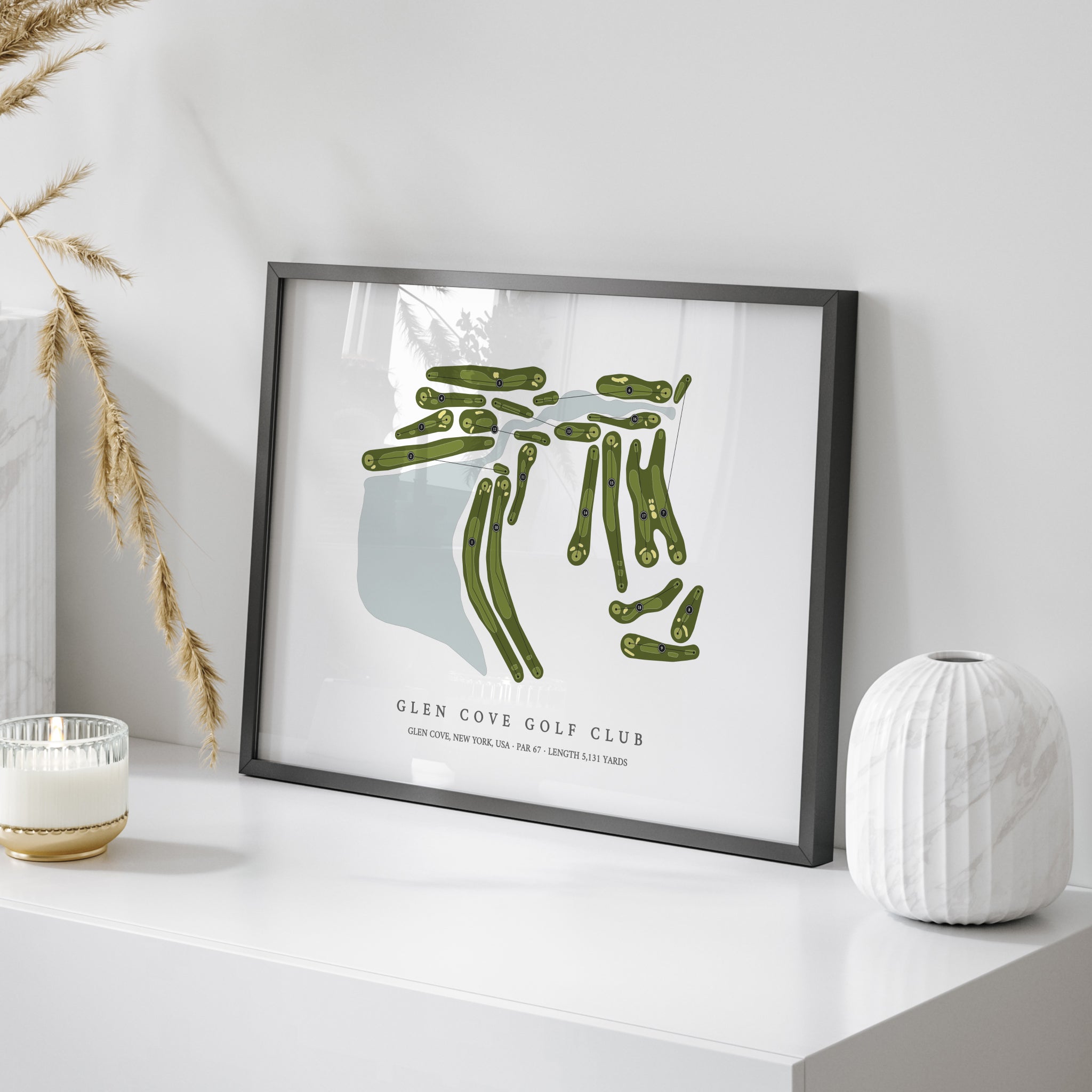 Glen Cove Golf Club | Golf Course Map | On Table 