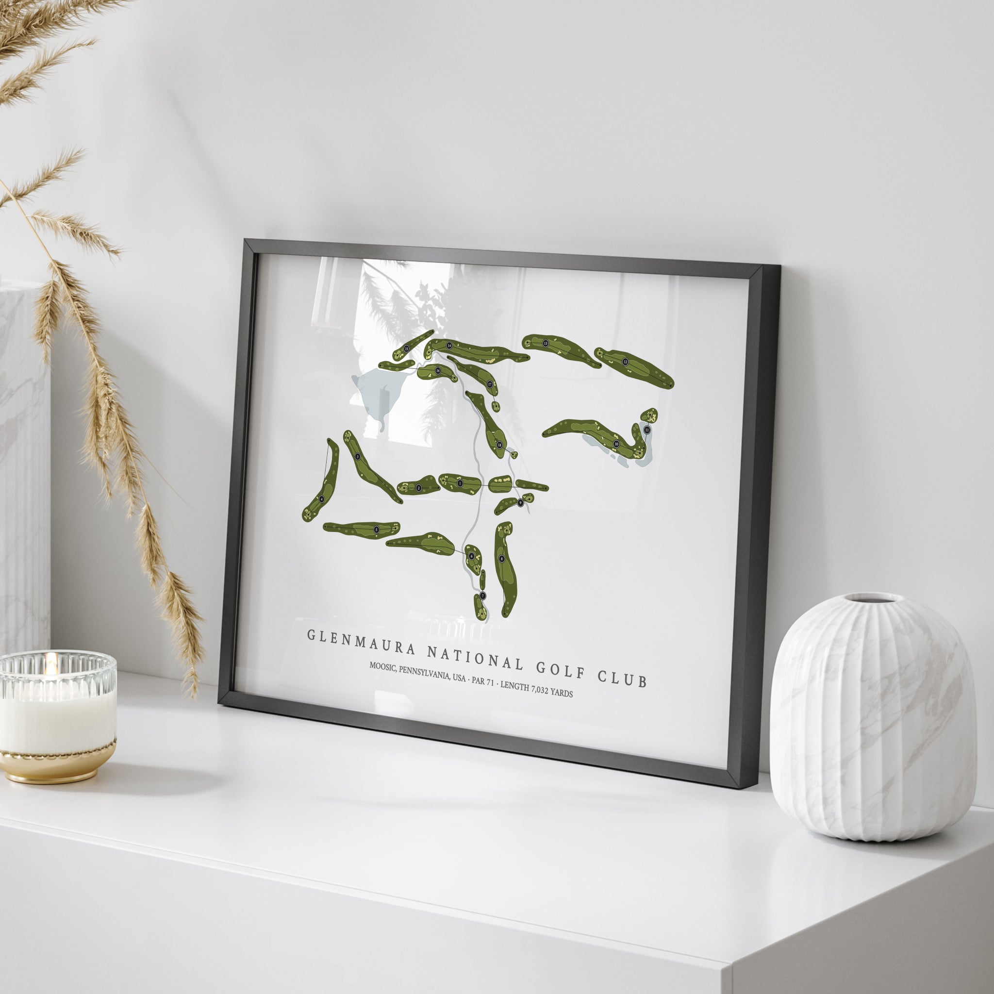 Glenmaura National Golf Club | Golf Course Map | On Table 
