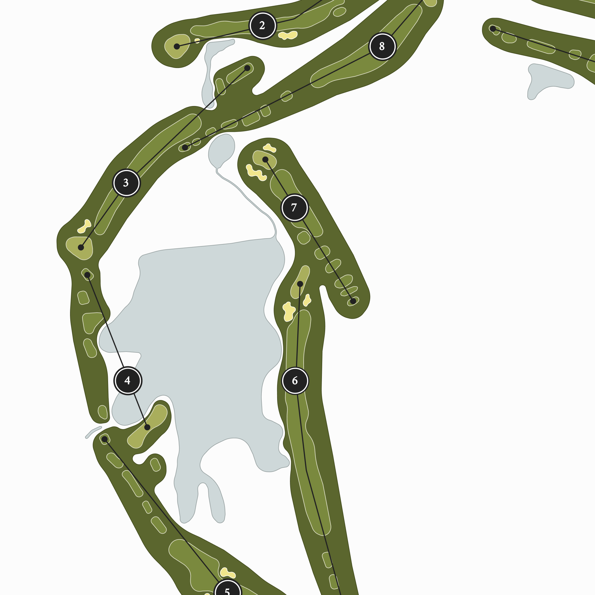 Goshen Plantation Golf Club | Golf Course Map | Close Up 