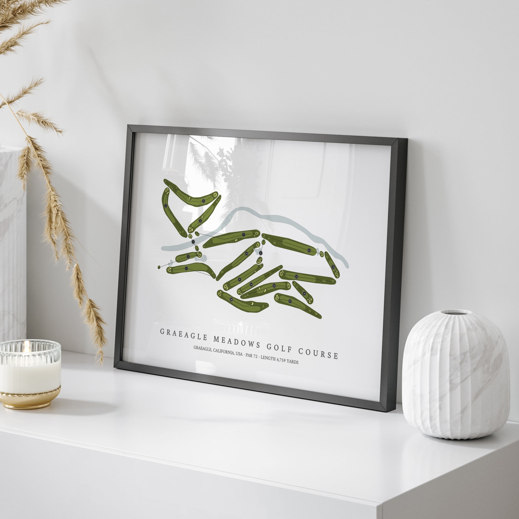 Graeagle Meadows Golf Course | Golf Course Map | On Table 