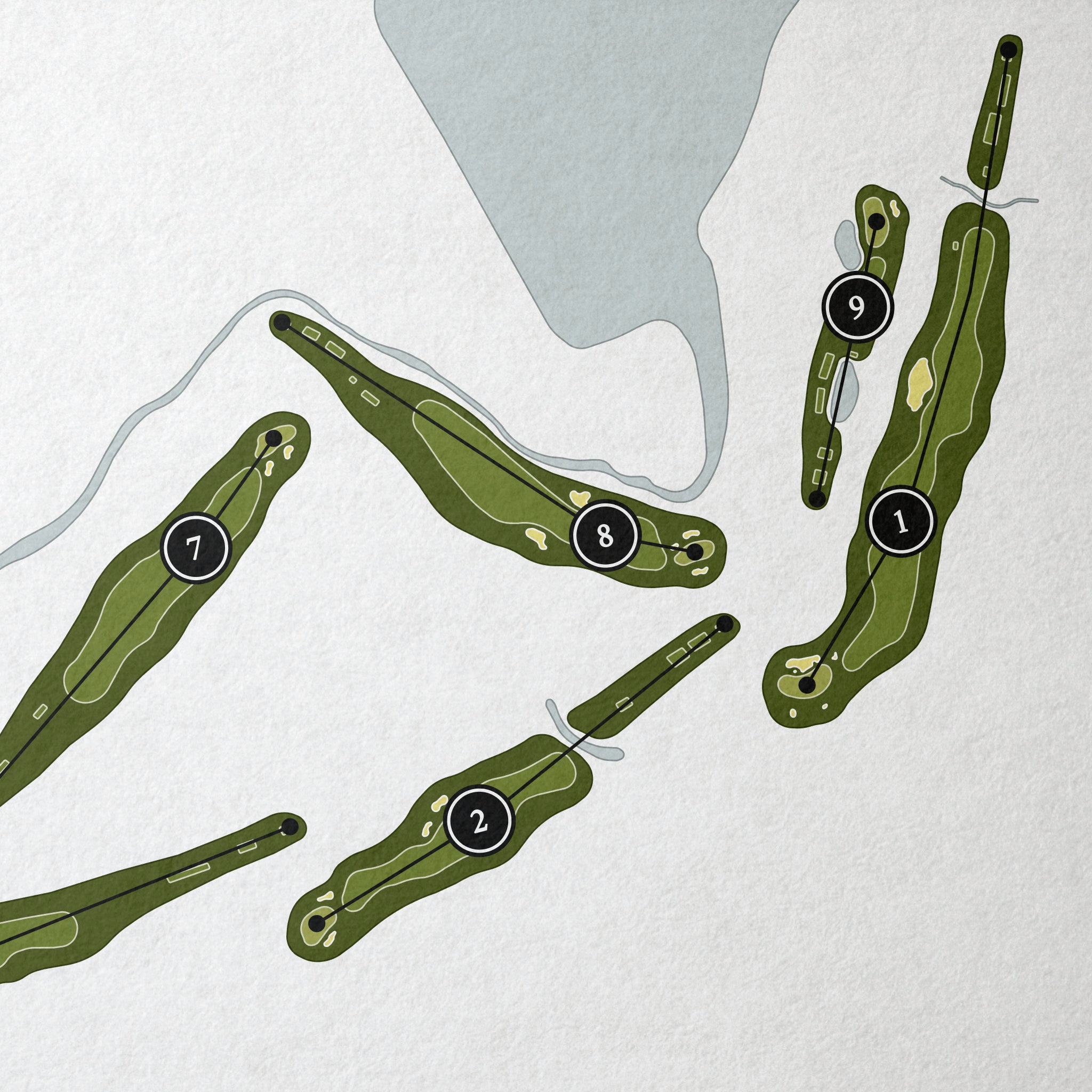 Grandfather Golf & Country Club | Golf Course Map | Close Up 