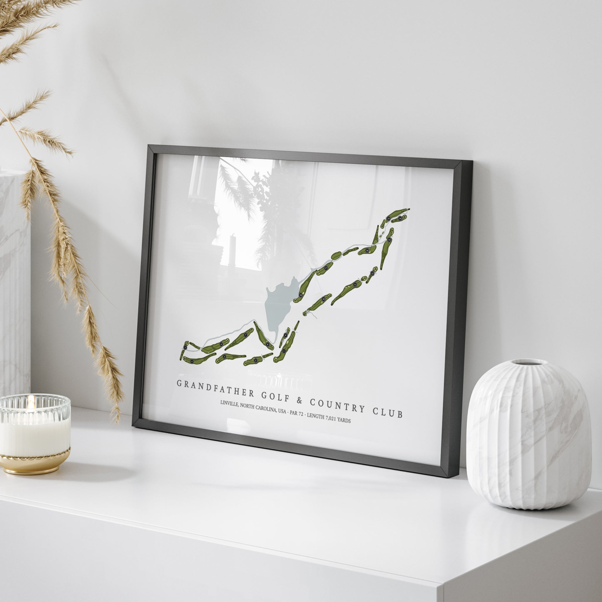 Grandfather Golf & Country Club | Golf Course Map | On Table 