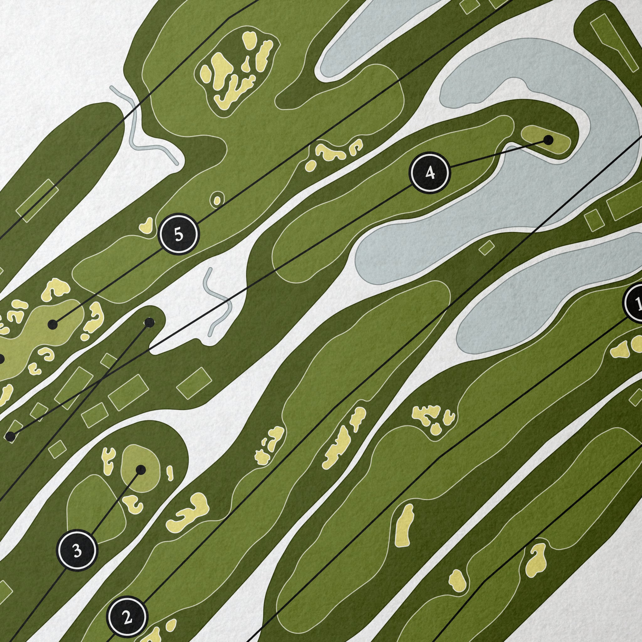 GreatHorse Golf Course | Golf Course Map | Close+Up 