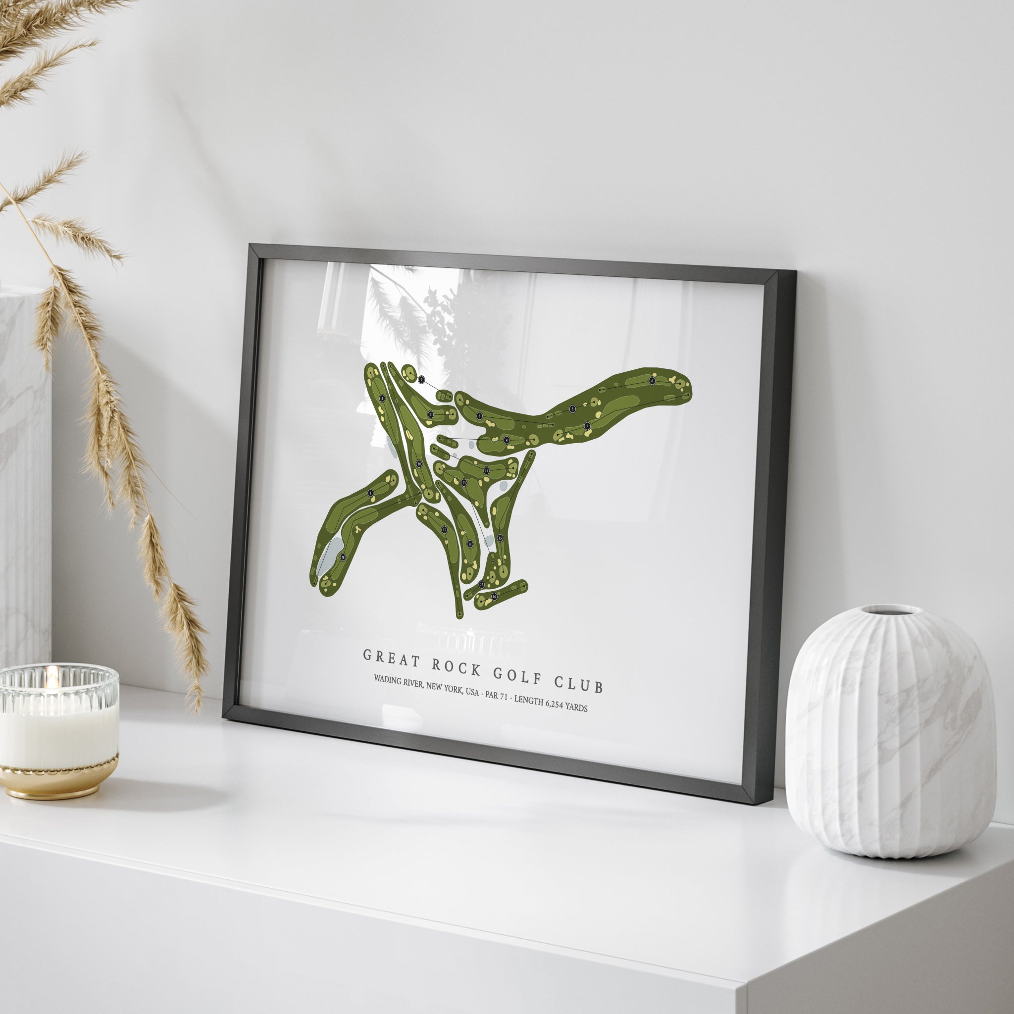 Great Rock Golf Club | Golf Course Map | On Table 