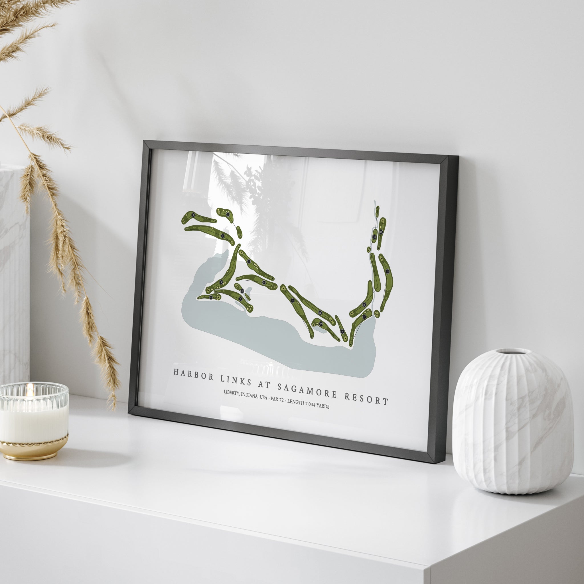 Harbor Links at Sagamore Resort | Golf Course Map | On Table 