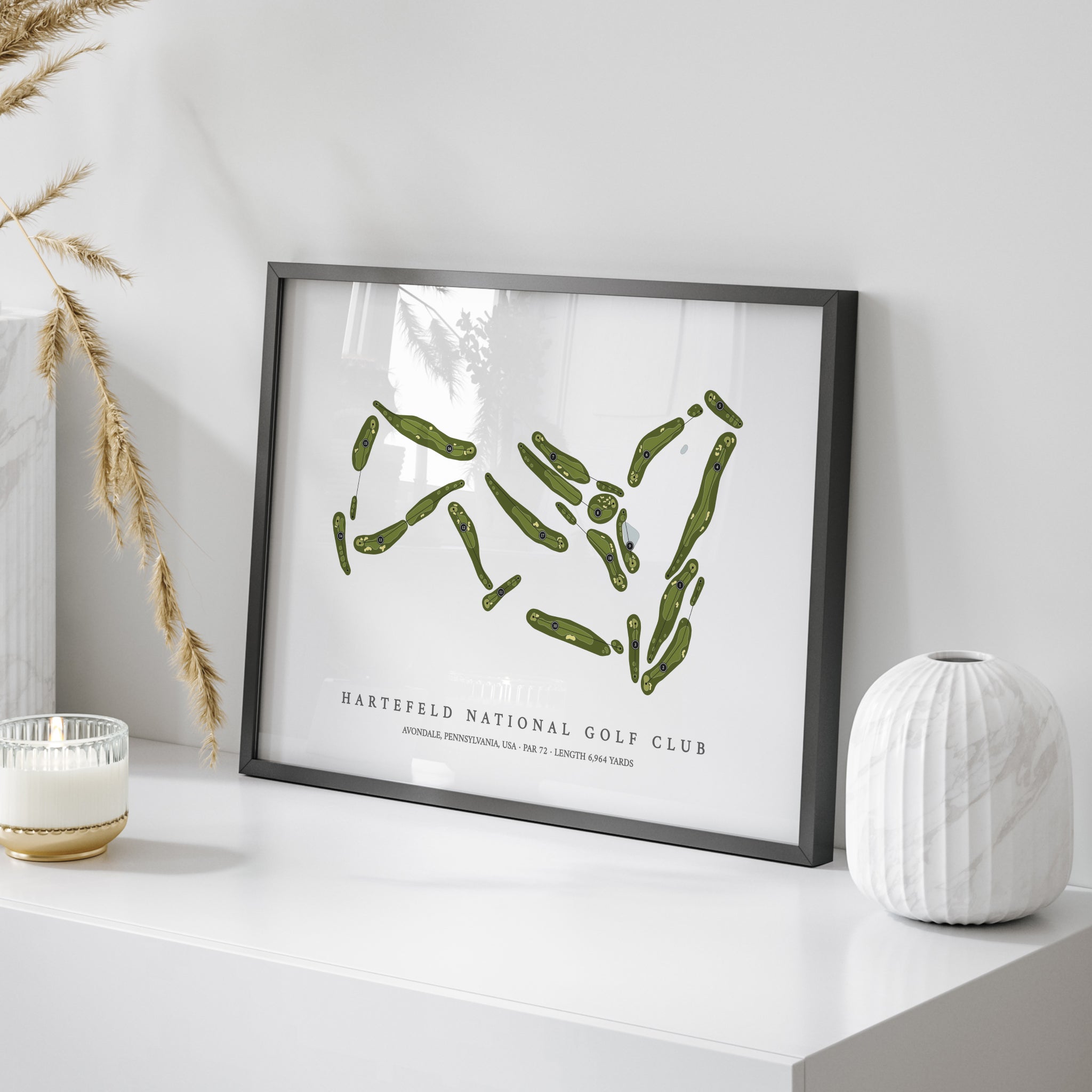 Hartefeld National Golf Club | Golf Course Map | On+Table 
