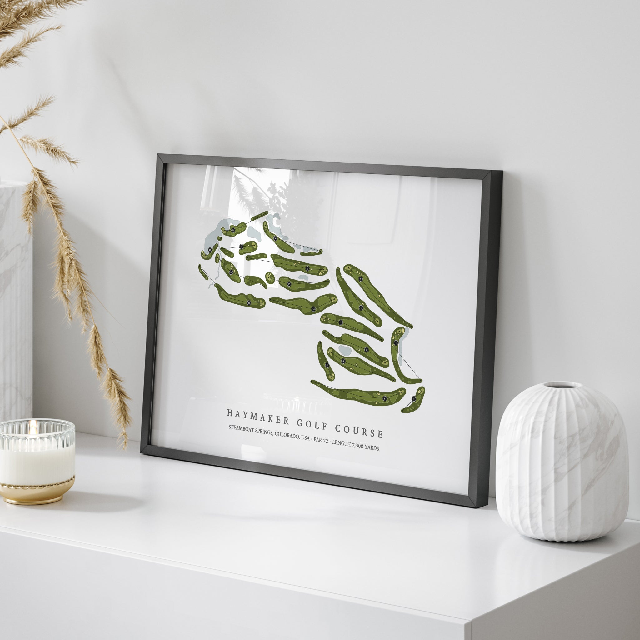Haymaker Golf Course | Golf Course Map | On Table 