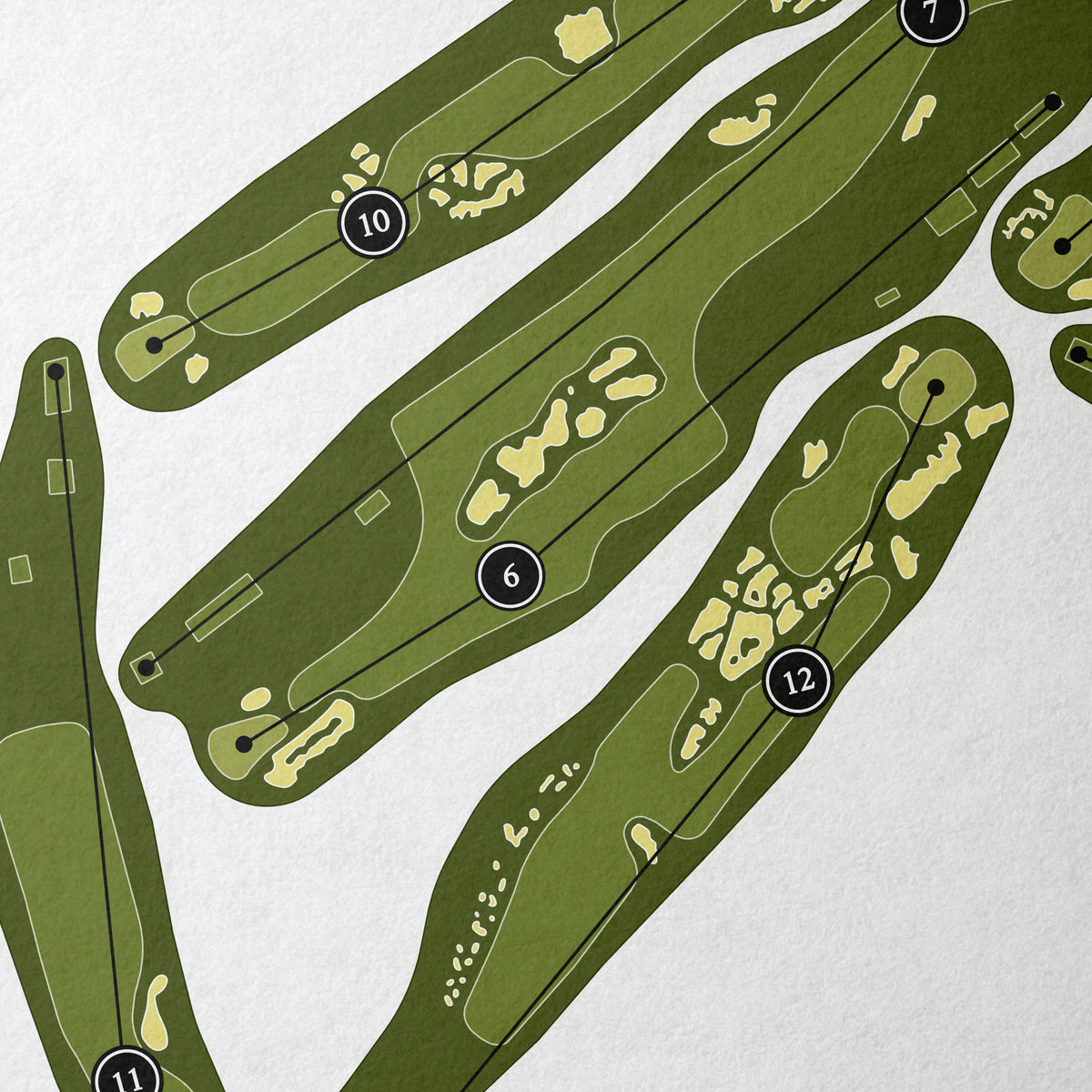 Hollywood Golf Club | Golf Course Map | Close Up