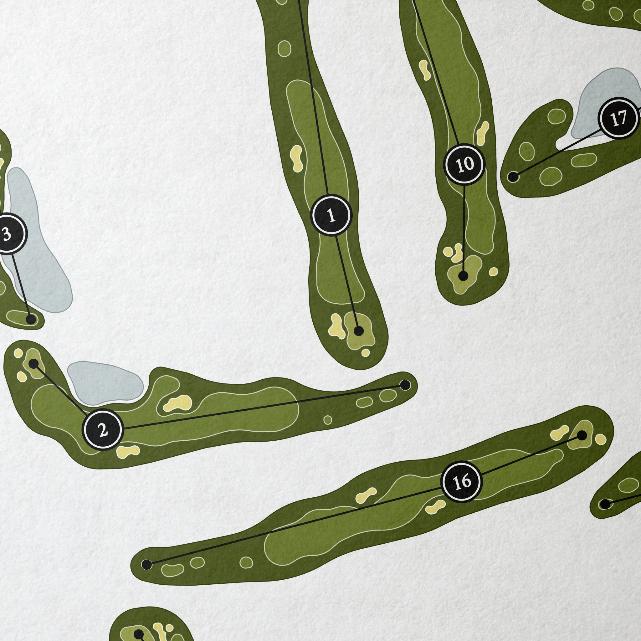 Horseshoe Bay Golf Club | Golf Course Map | Close Up 