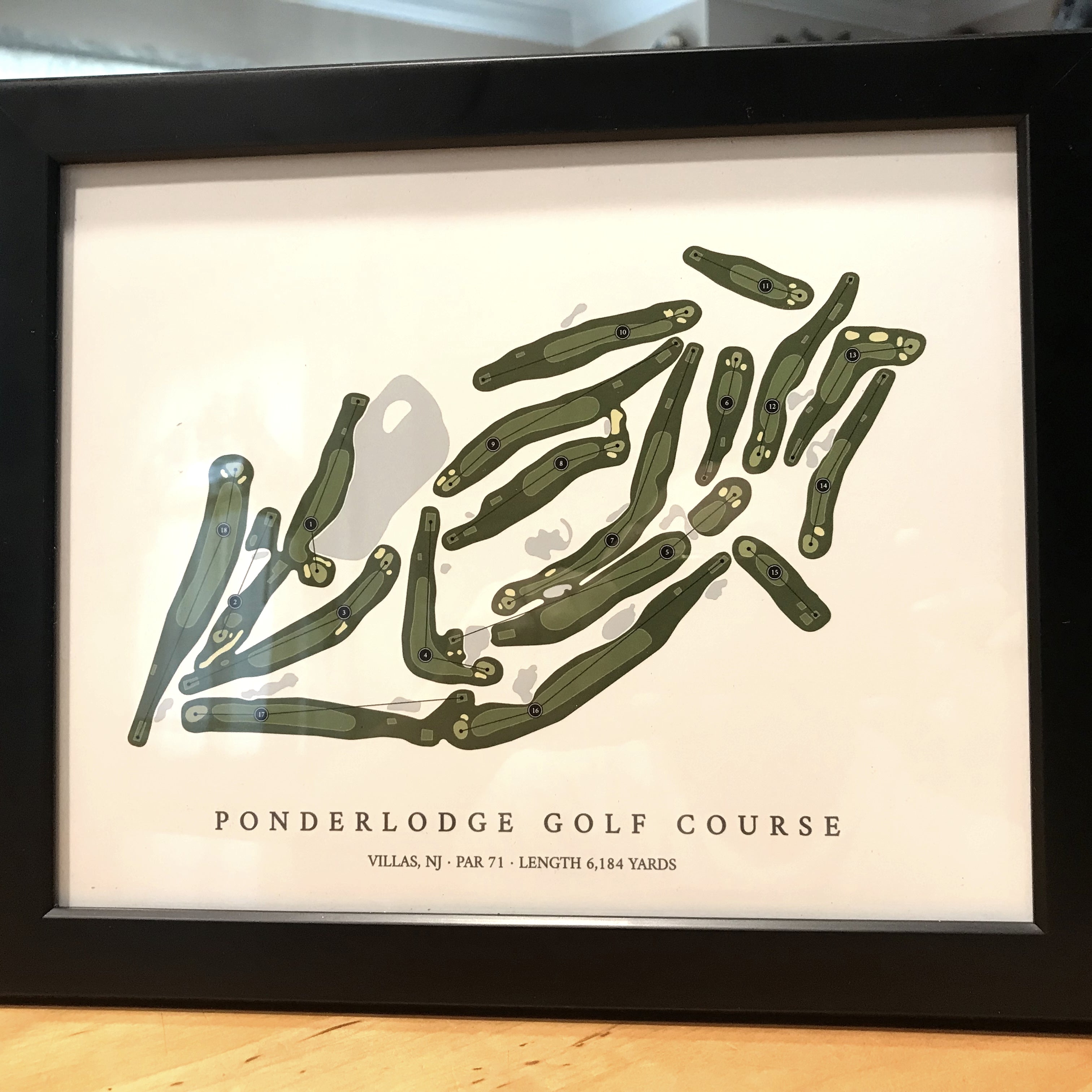 12+ Golf Course Map Prints