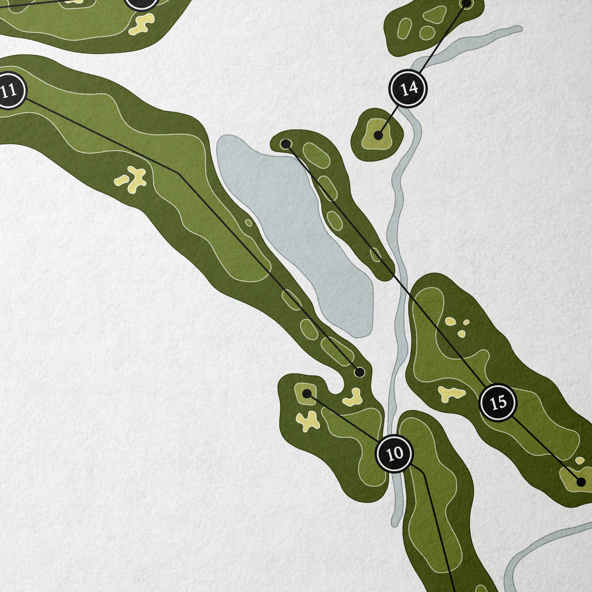 Indian Peaks Golf Club | Golf Course Map | Close Up 