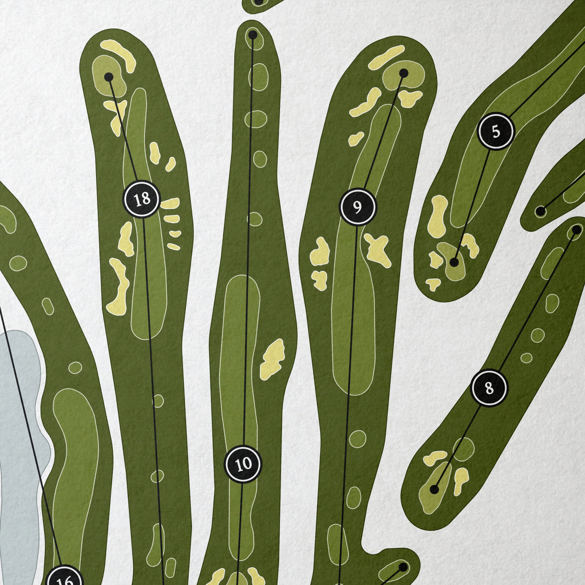 Innisbrook Resort & Golf Club - Copperhead Course | Golf Course Map | Close+Up 