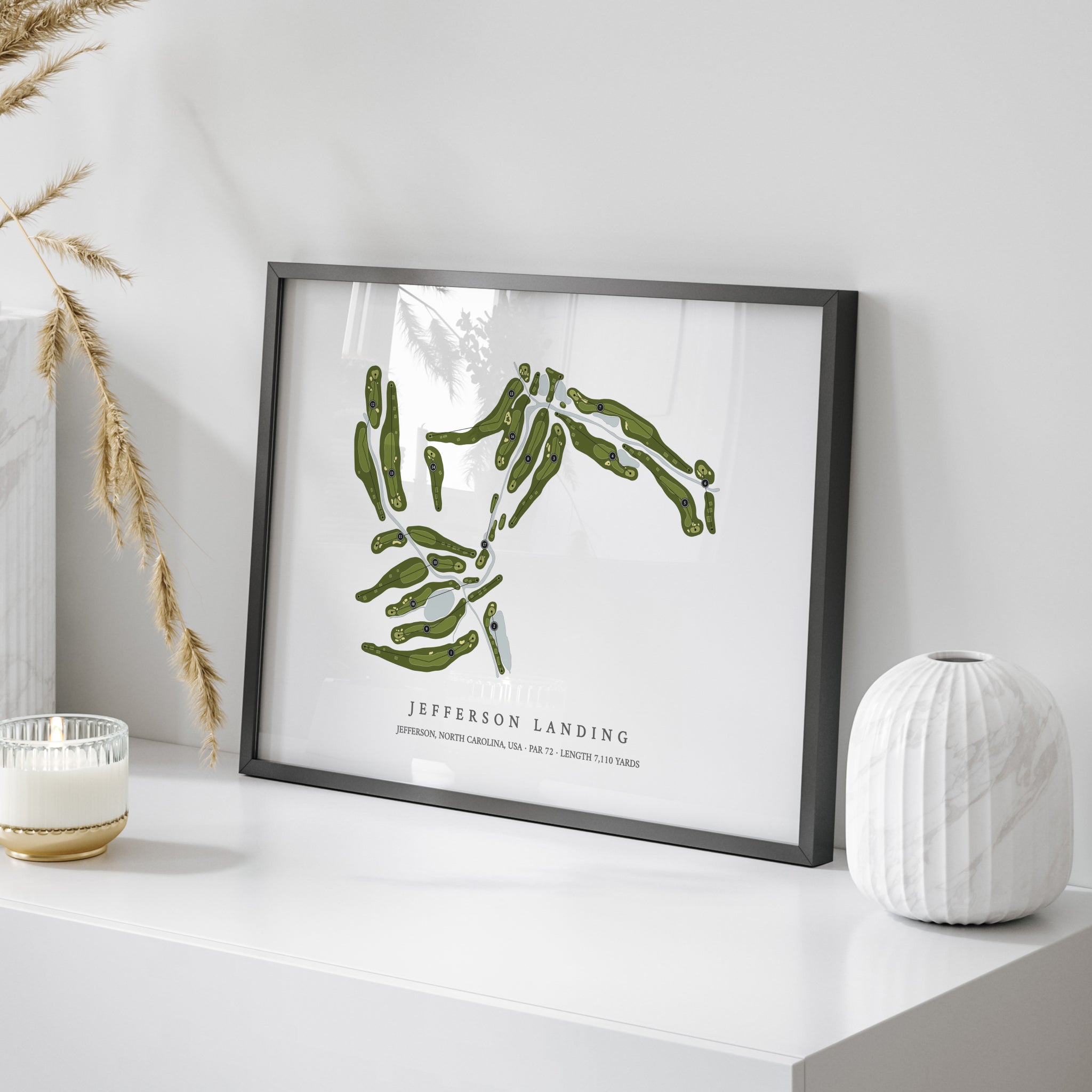 Jefferson Landing | Golf Course Map | On Table 